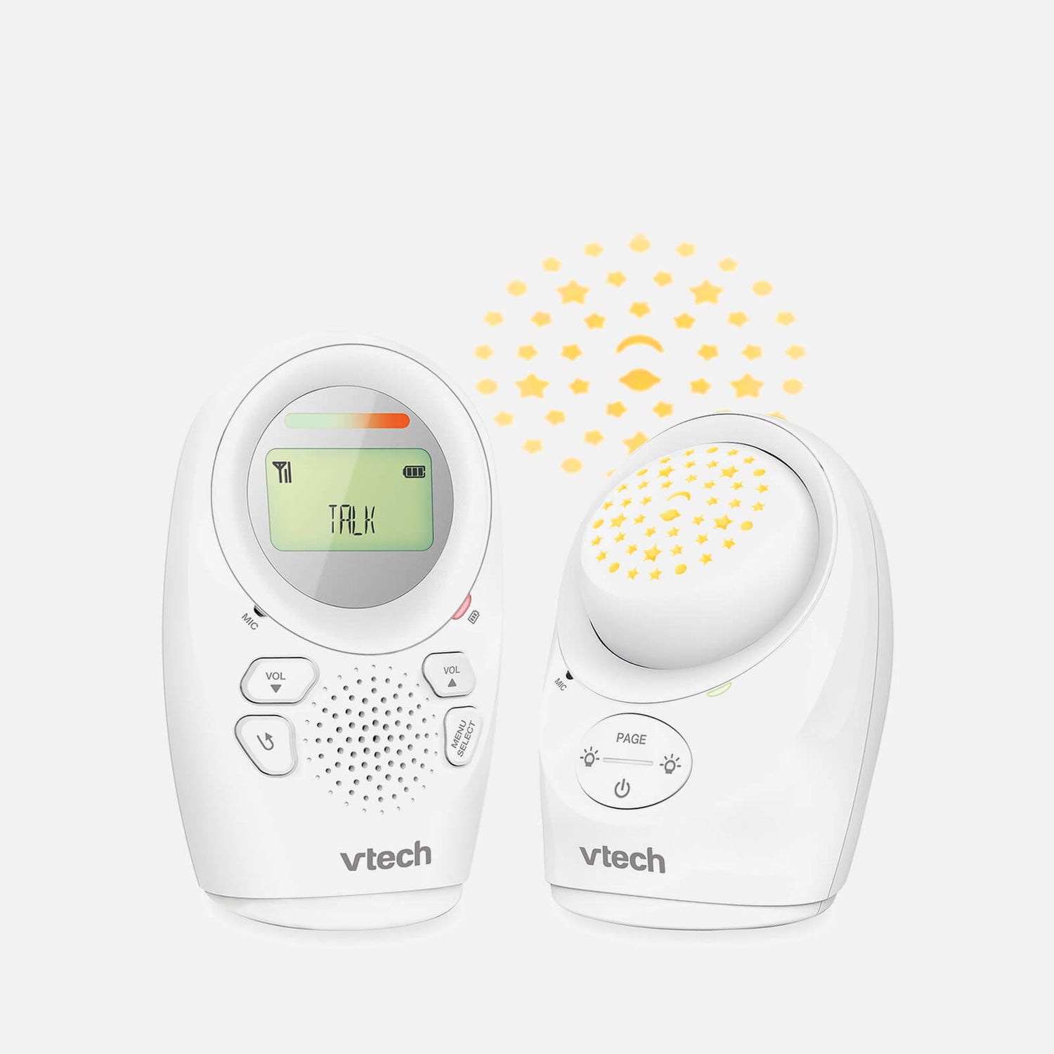 VTech DM1212 Audio Night Light and Projection Baby Monitor