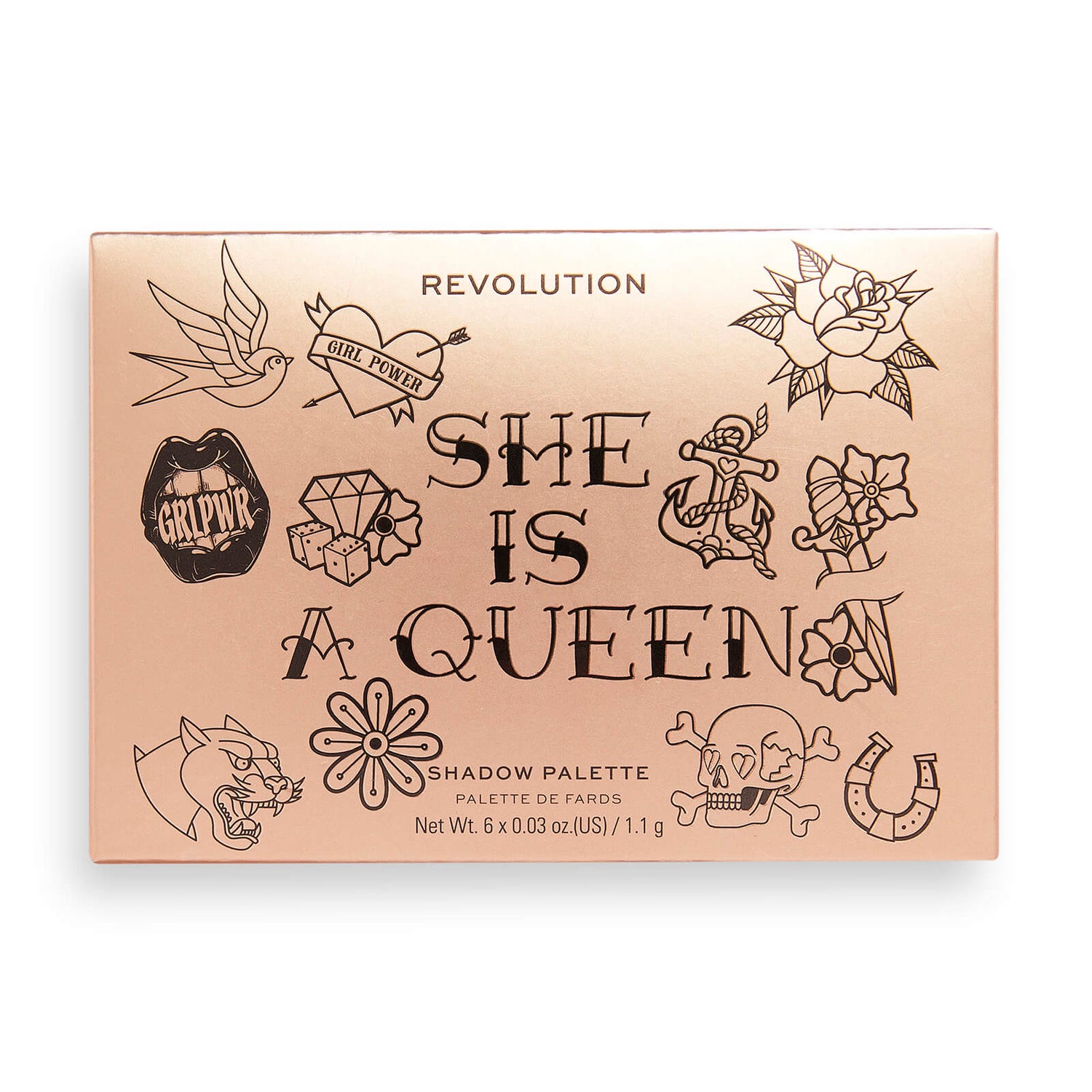 Revolution Beauty Revolution Power Shadow Palette She Is A Queen