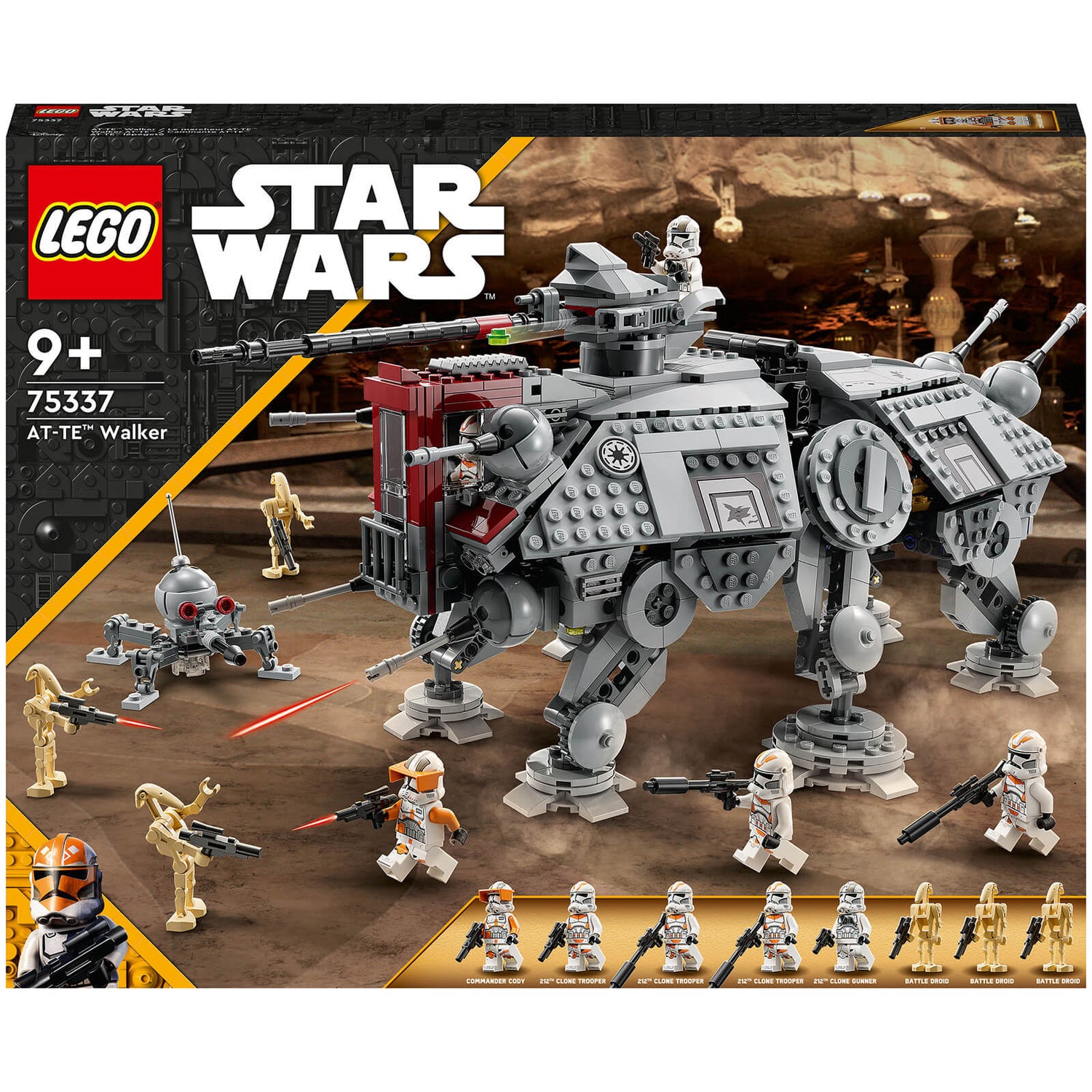 LEGO Star Wars: AT-TE Walker, Die Rache der Sith-Set mit Minifiguren (75337)