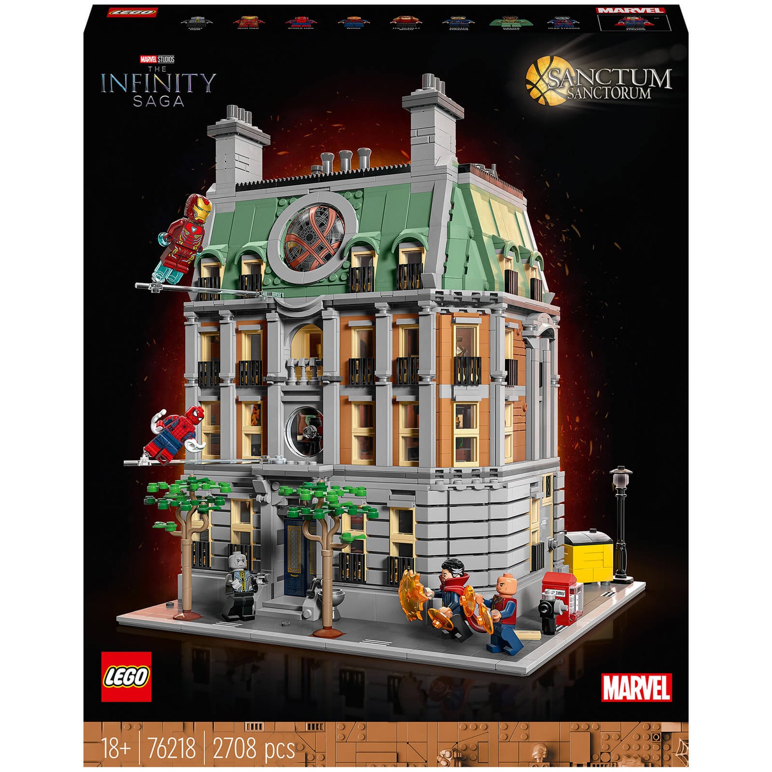 Luftfart nøgle ballade LEGO Marvel Super Heroes Doctor Strange's Sanctum Sanctorum Set (76218)  Toys - Zavvi US