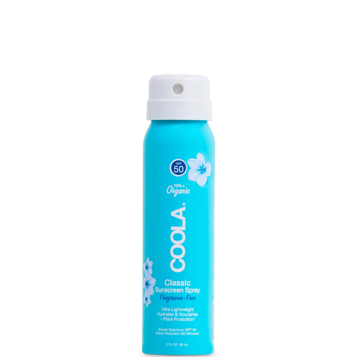 COOLA Travel Size Sunscreen Spray SPF50 2 oz