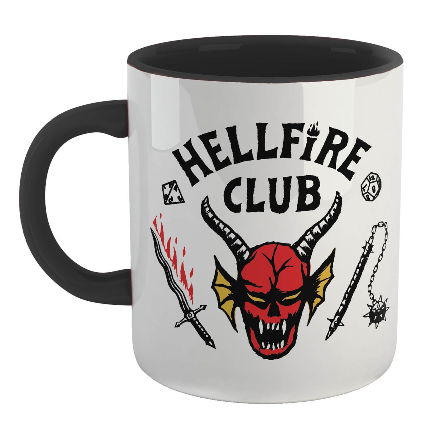 Mug Stranger Things Hellfire Club - Noir