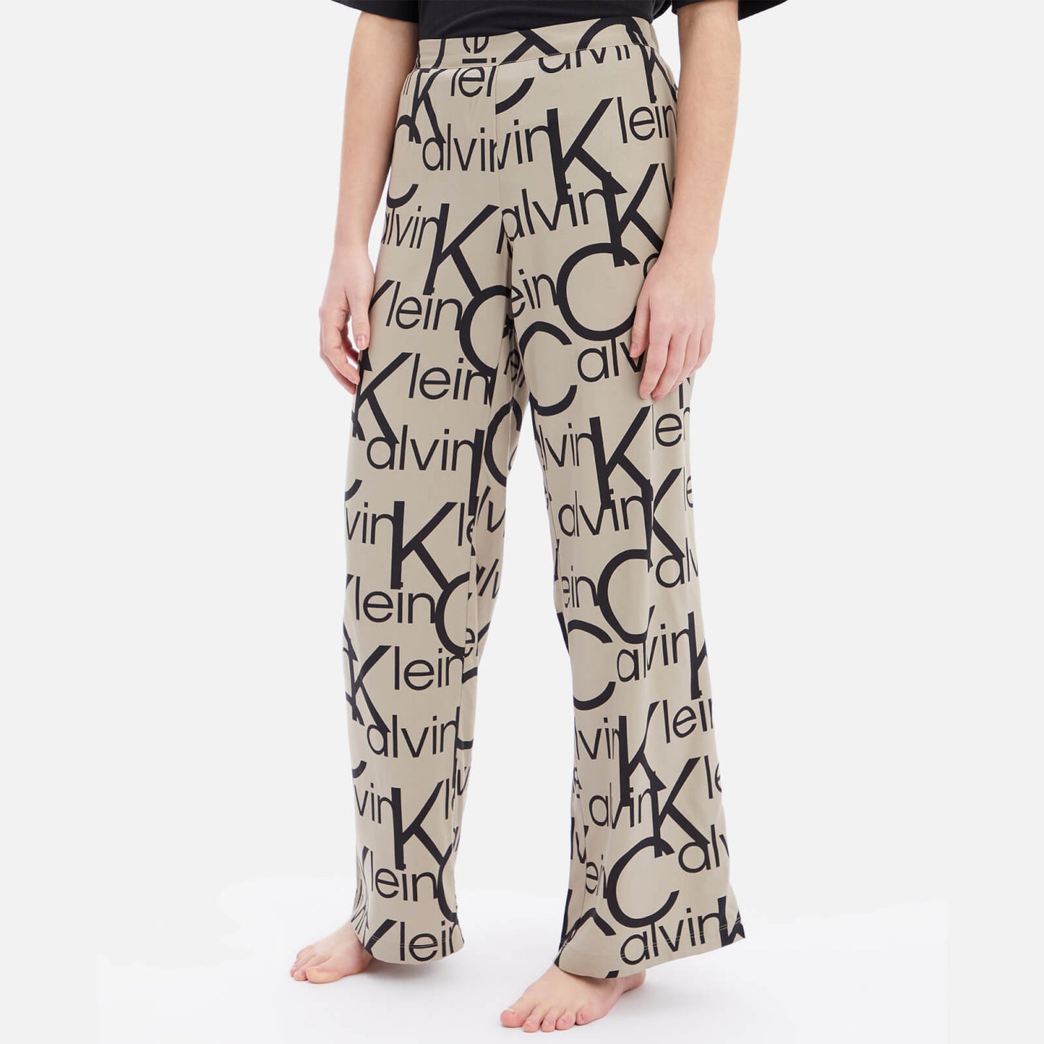 Calvin Klein Motif Jersey Pyjama Pants - S