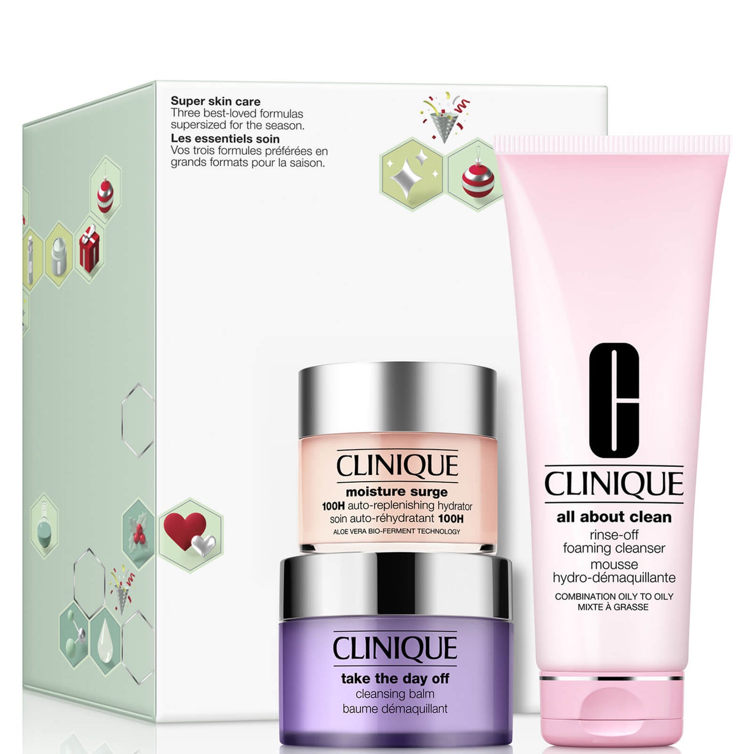 Clinique Super Skincare Our Bestselling Formulas Jumbo Skincare Gift Set (Worth £179.73)