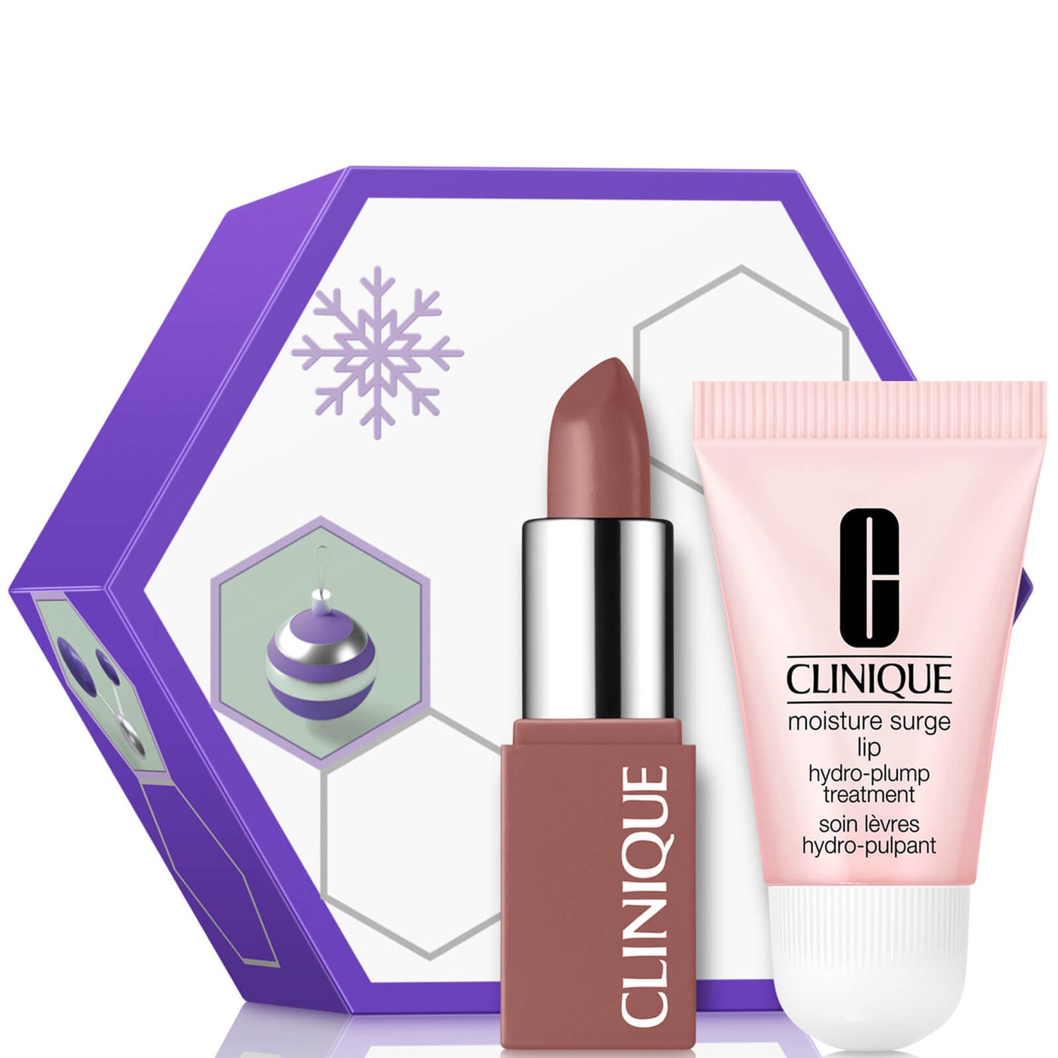 Clinique Lip Luxury Lip Care and Lipstick Makeup Gift Set