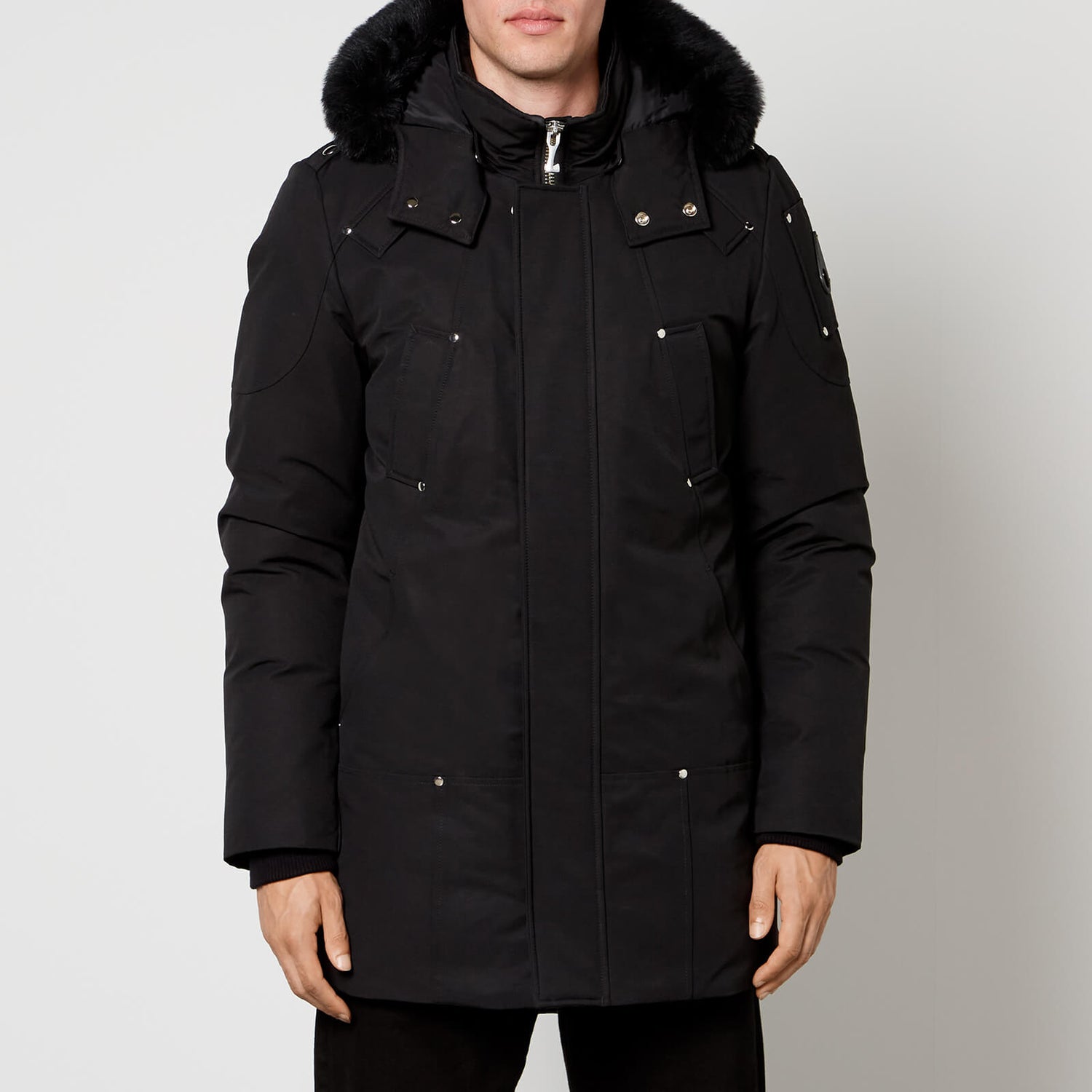 Moose Knuckles Stirling Shearling-Trimmed Cotton and Nylon-Blend Parka - S