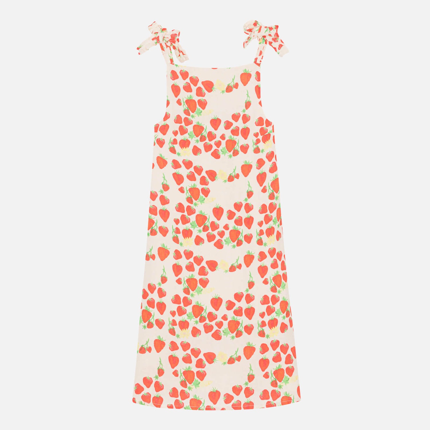 Helmstedt Strawberry Printed Linen-Blend Midi Dress