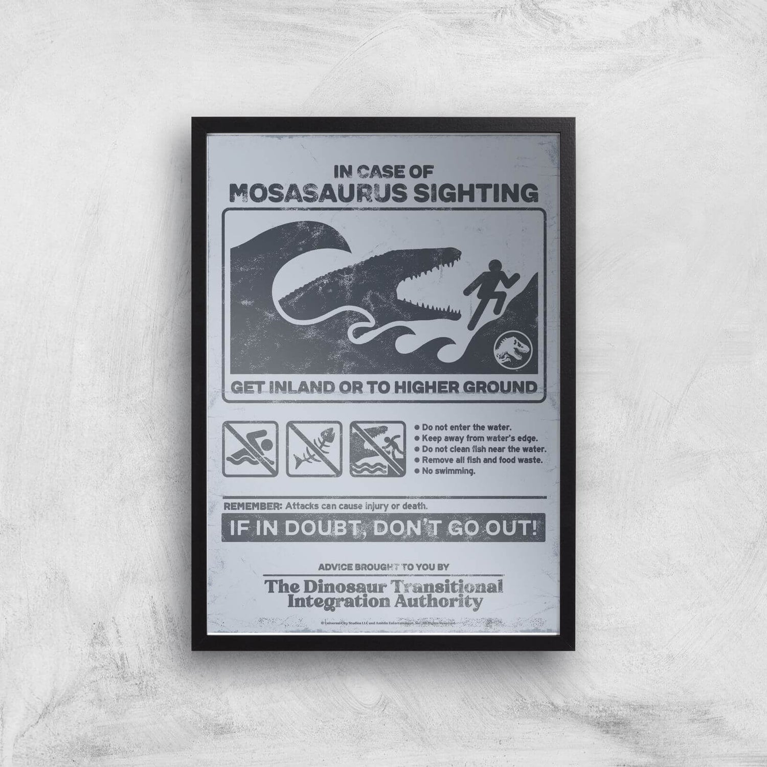 Jurassic World Mosasaurus Sighting Giclee Art Print