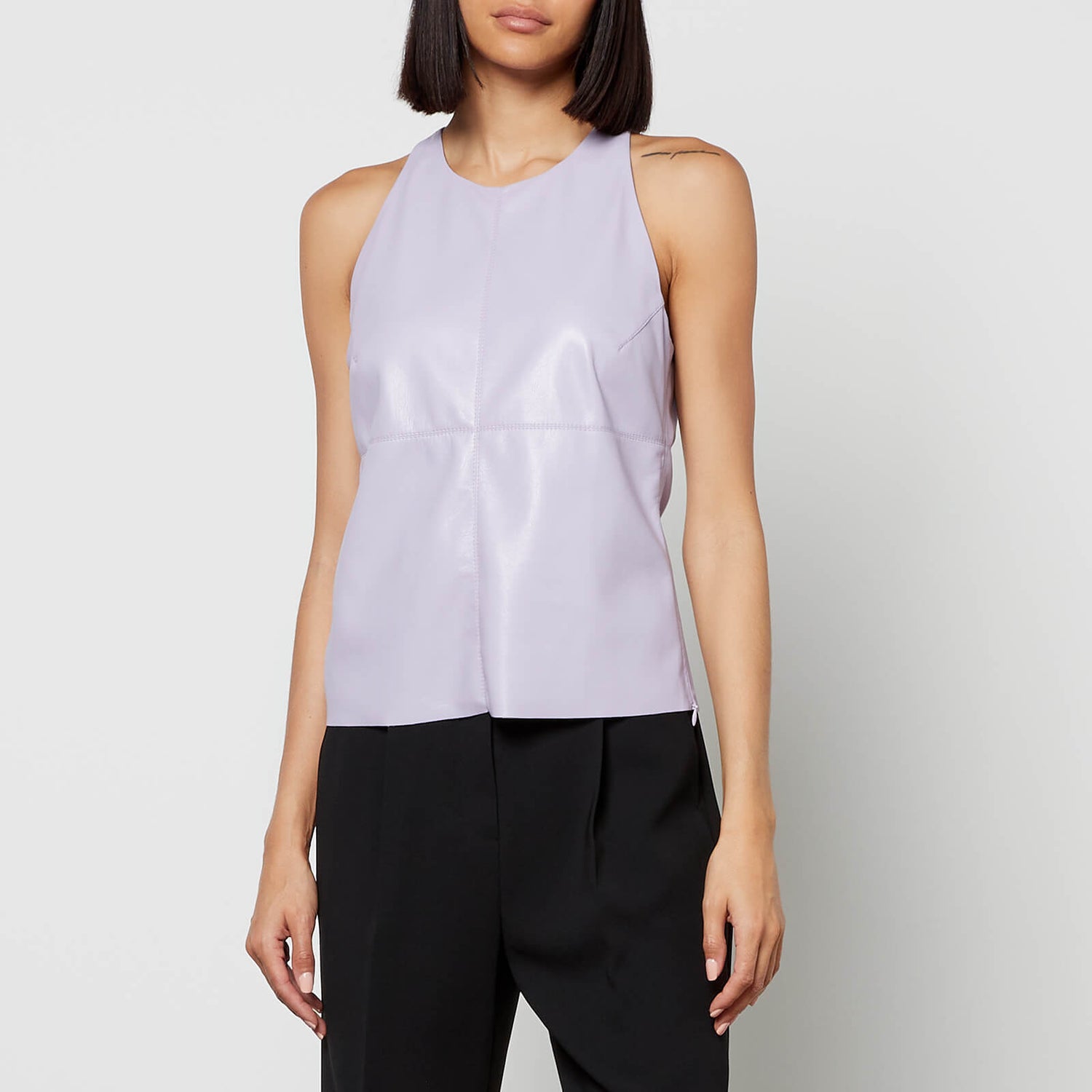 Nanushka Teza Vegan Leather Top