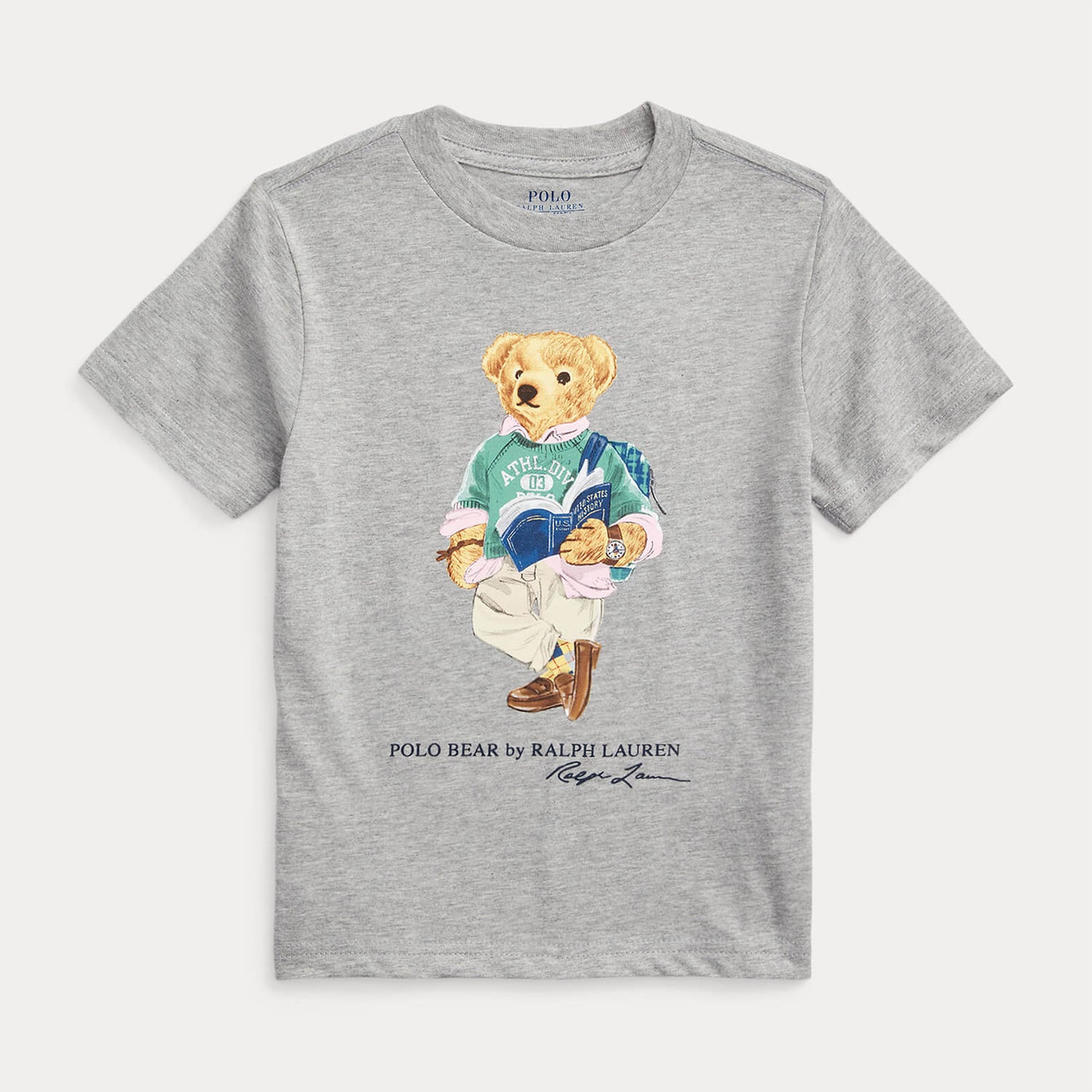 Polo Ralph Lauren Boys’ Bear Detail Cotton-Jersey T-Shirt