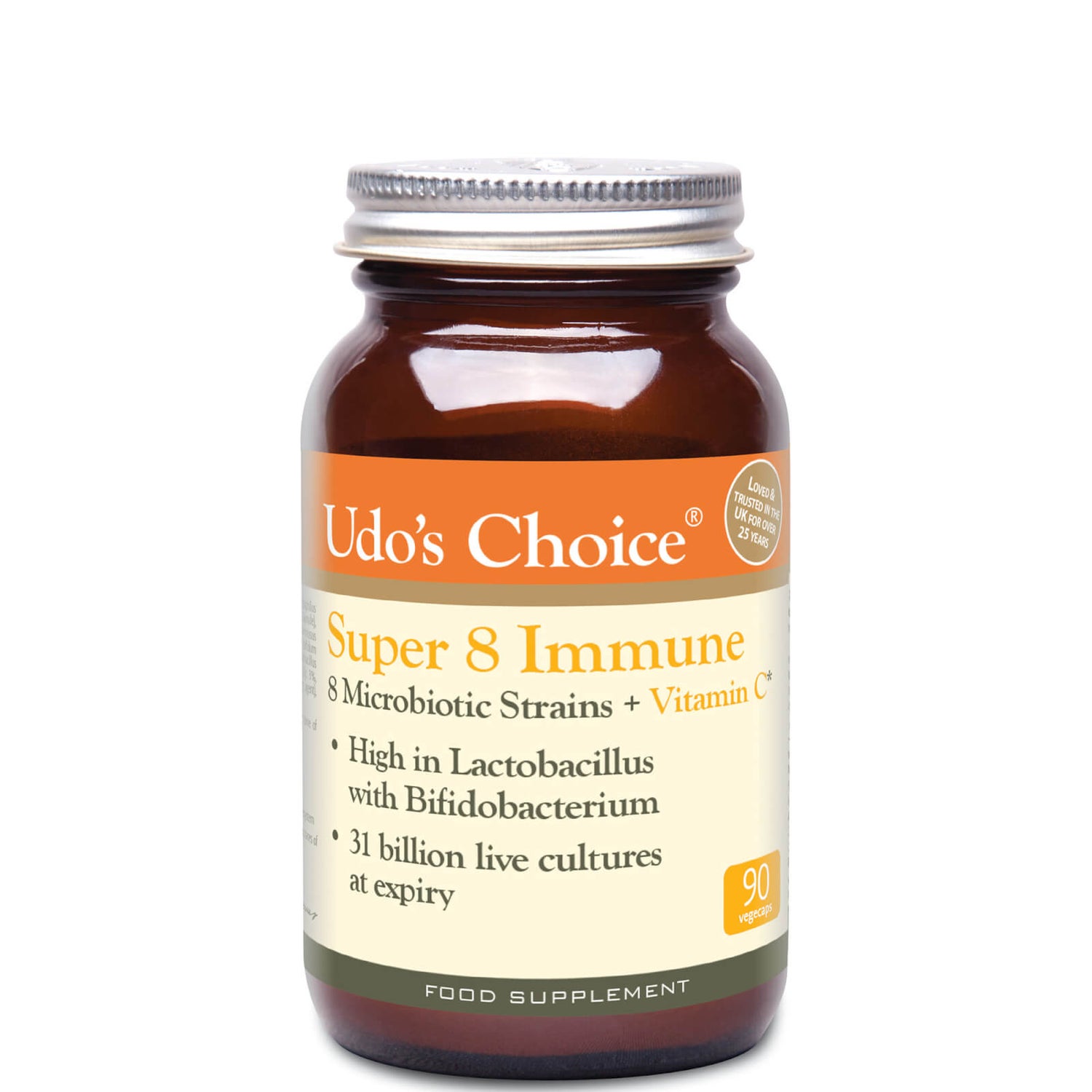 Udo's Choice Super 8 Immune Microbiotic - 90 Vegecaps