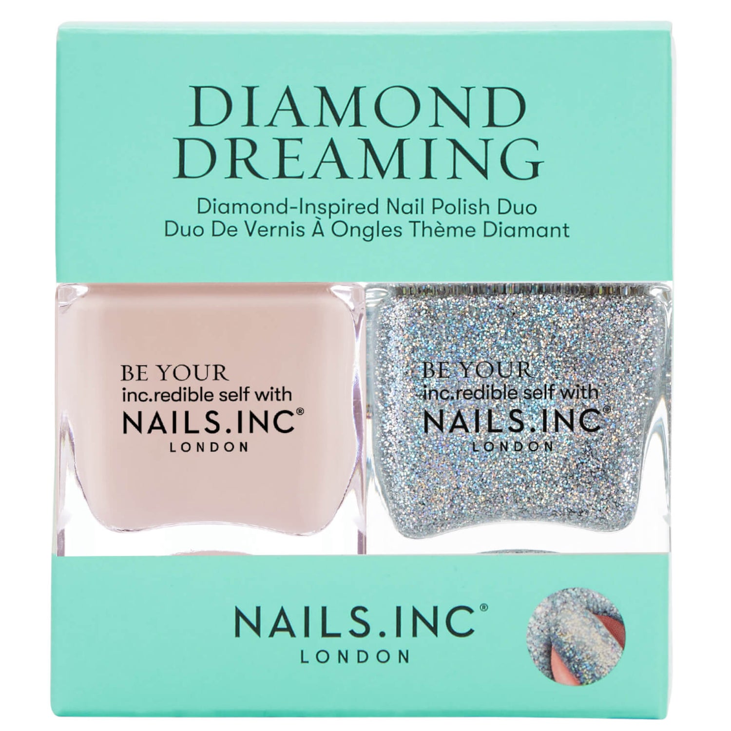 nails inc. Diamond Dreaming Nail Polish Duo