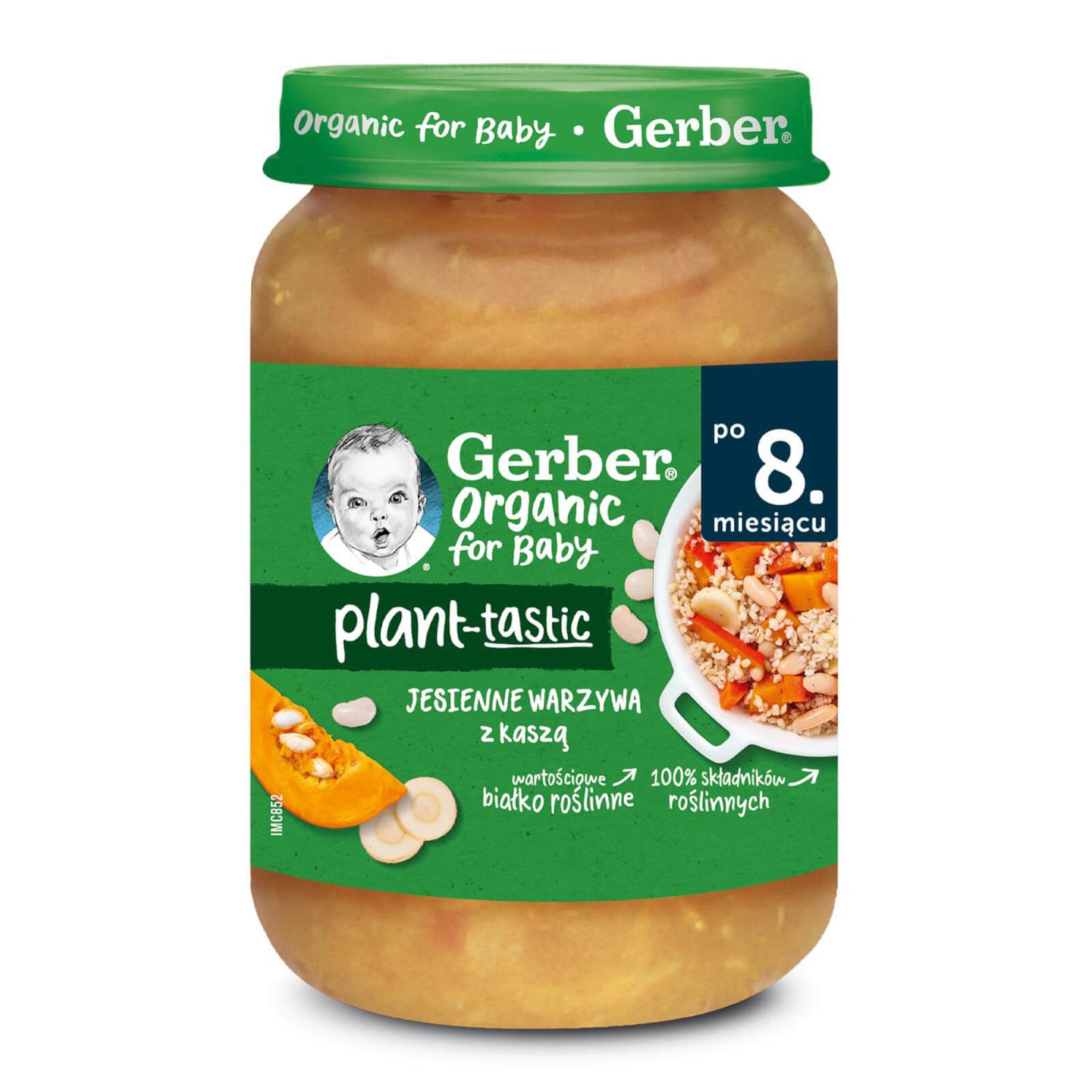 Gerber Organic Plant-tastic Jesienne warzywa z kaszą - 190g