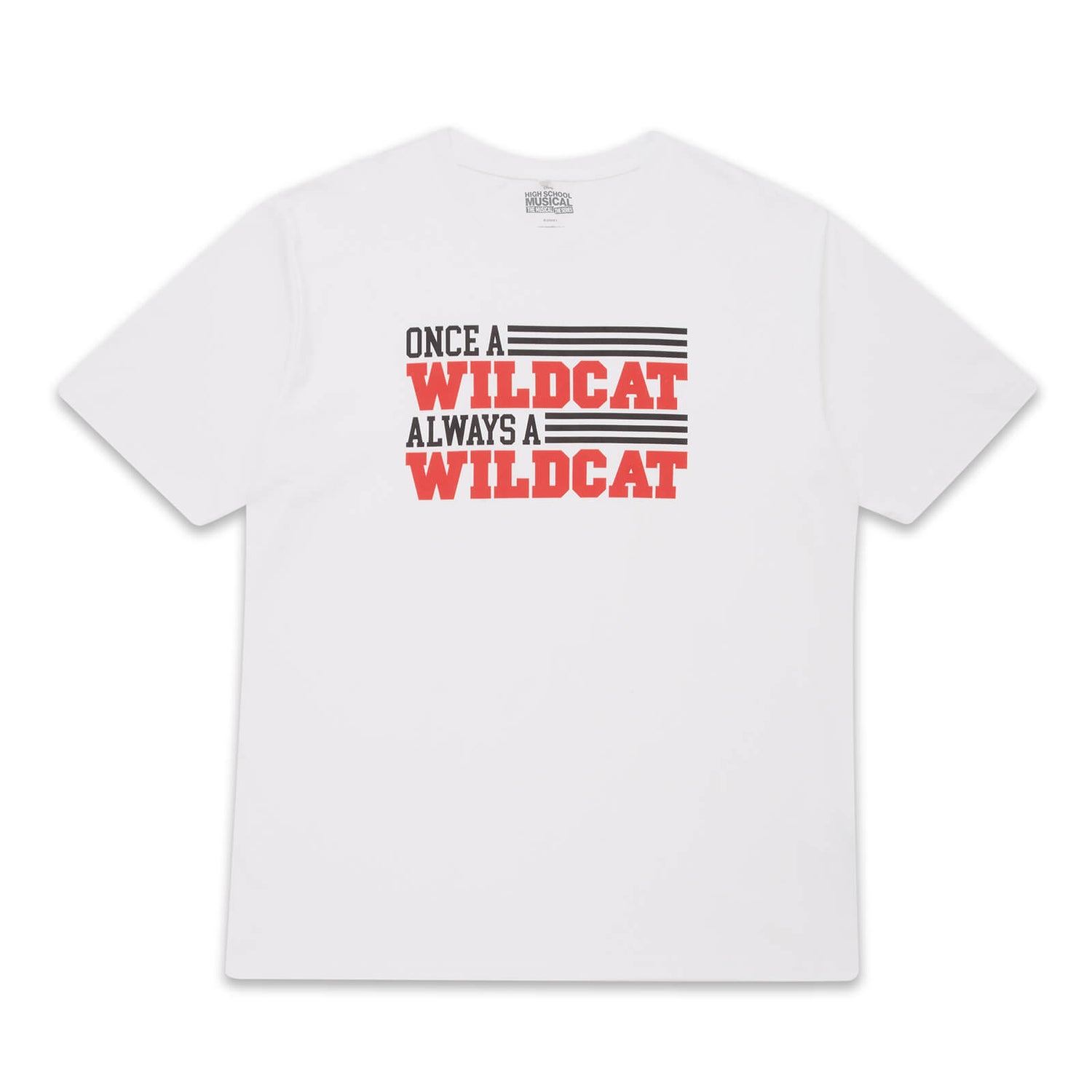 High School Musical Once A Wildcat Always A Wildcat Oversized Heavyweight T-Shirt - White