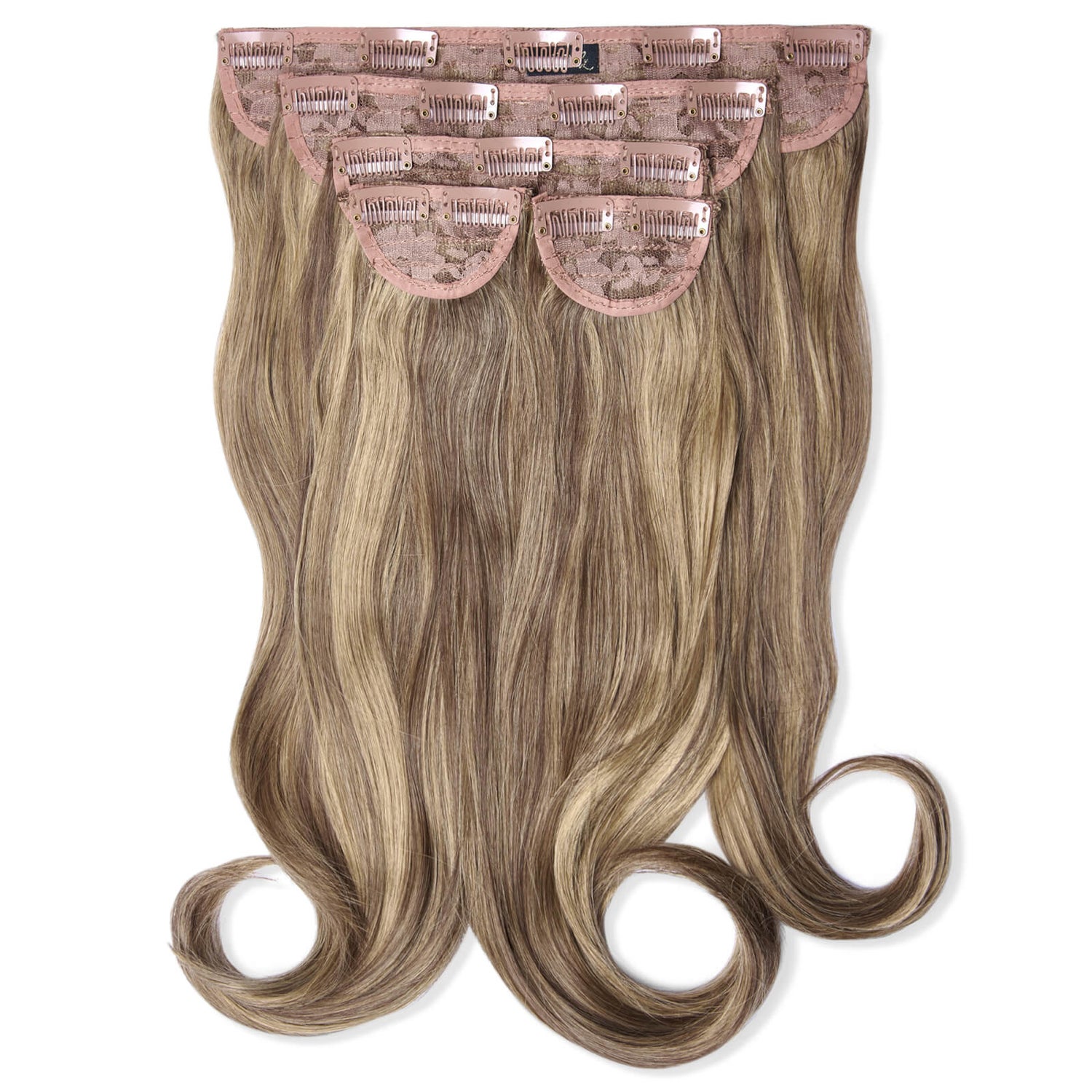 LullaBellz Super Thick 16" 5 Piece Blow Dry Wavy Clip In Extensions (Various Shades)
