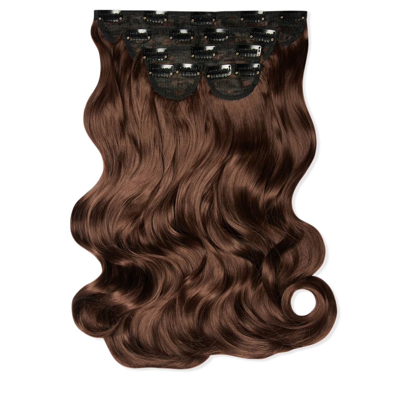 LullaBellz Super Thick 22" 5 Piece Natural Wavy Clip In Extensions (Various Shades)