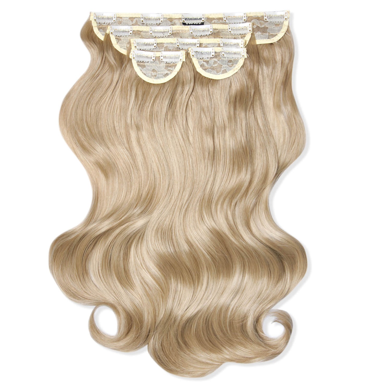 LullaBellz Super Thick 22" 5 Piece Natural Wavy Clip In Extensions (Various Shades)