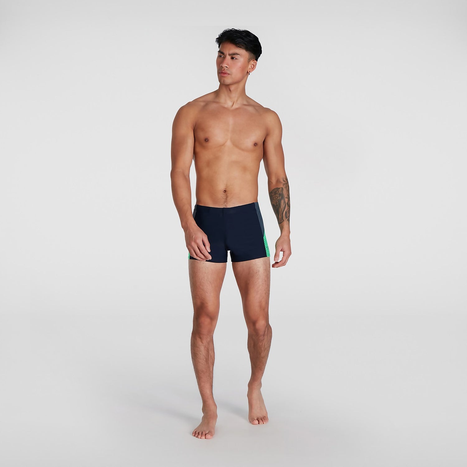 Men s Dive Aquashort Blue Green Speedo