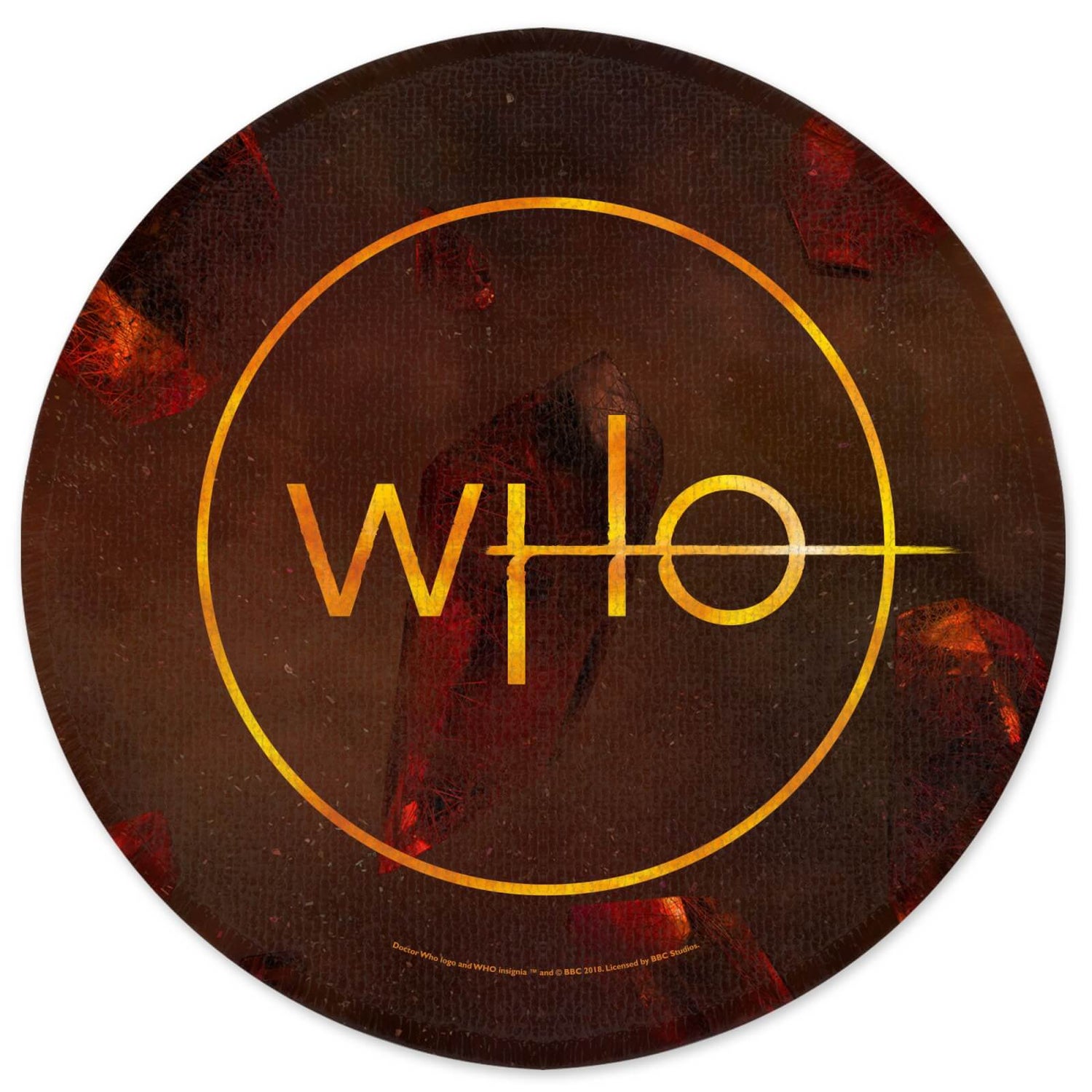 Doctor Who Circle Logo Round Bath Mat