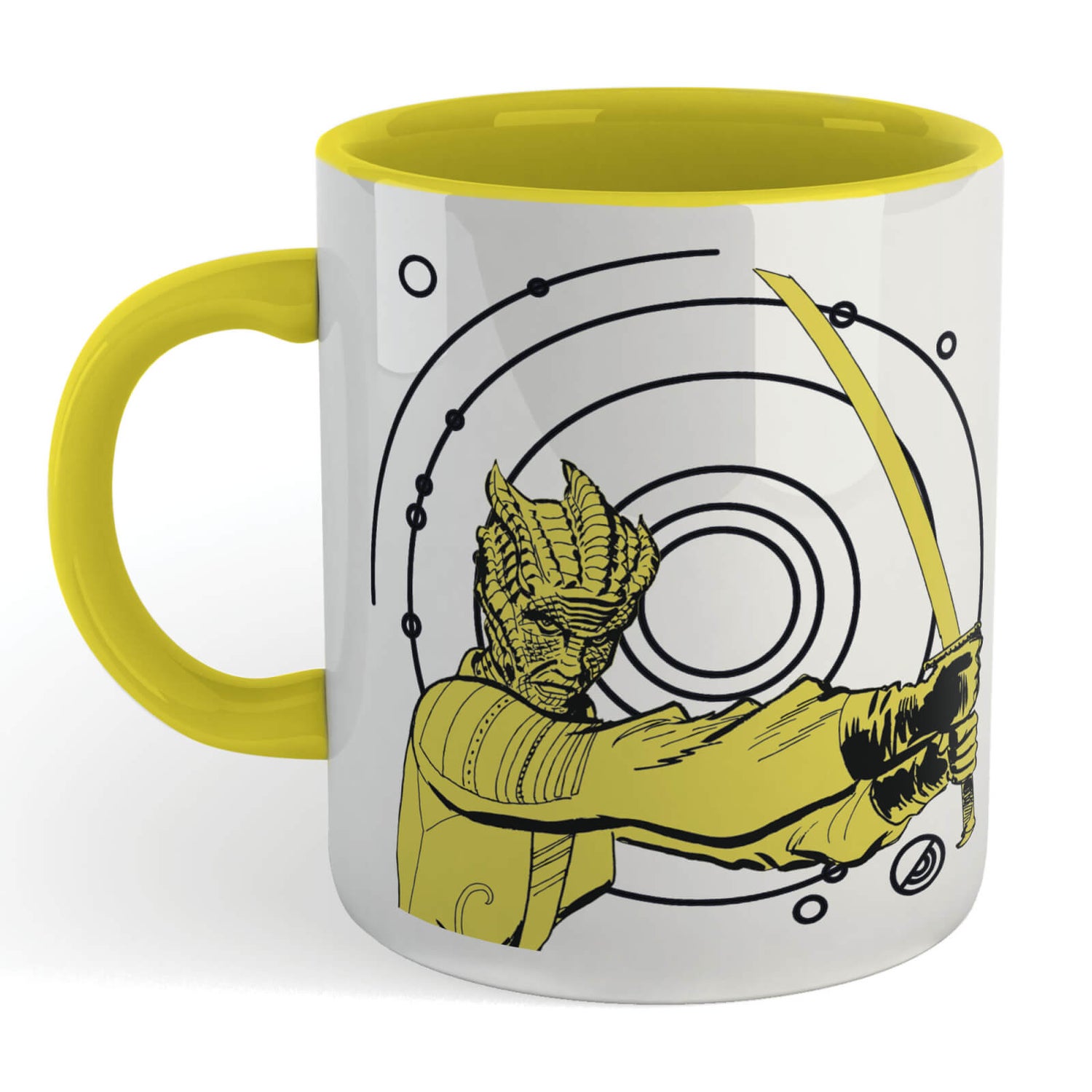 Doctor Who Silurian Mug - Yellow