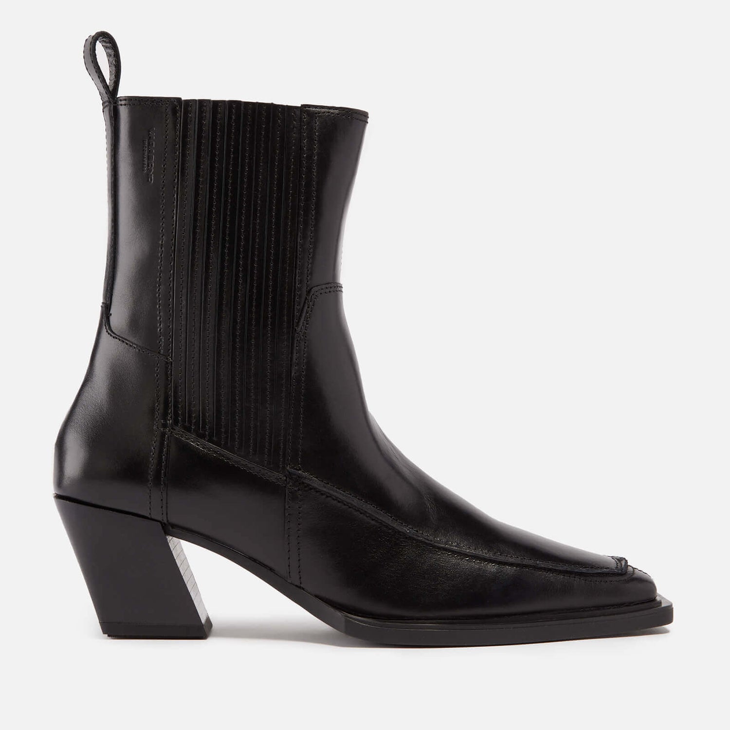 Vagabond Alina Heeled Western-Style Leather Boots - UK 7