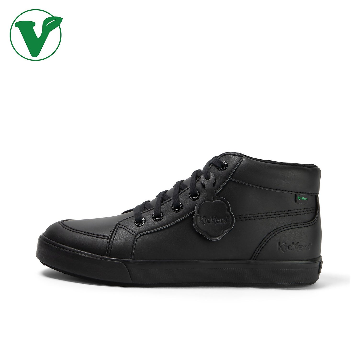 Adult Unisex Tovni Hi Vegan Plant Based Material Black Kickers