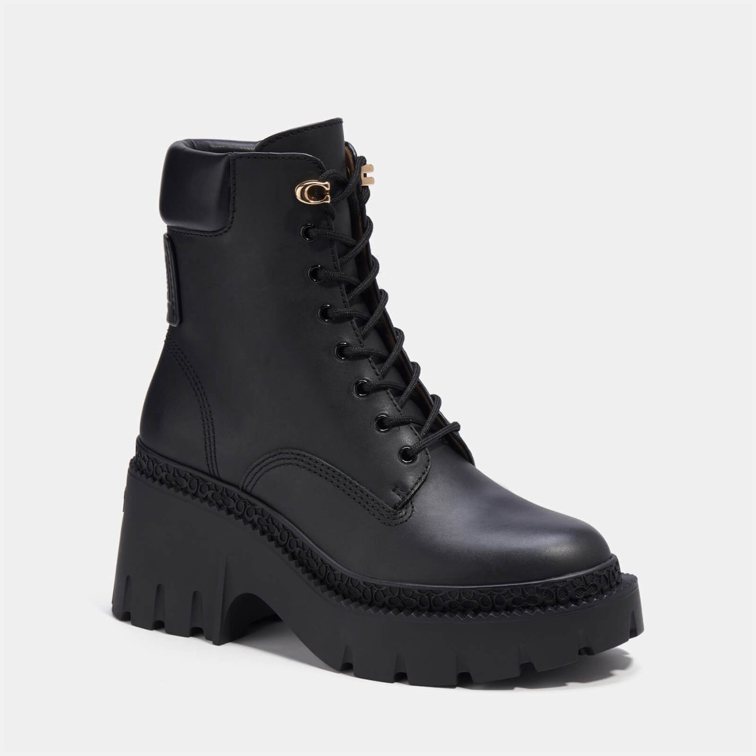 Coach Ainsely Leather Ankle Boots - UK 3