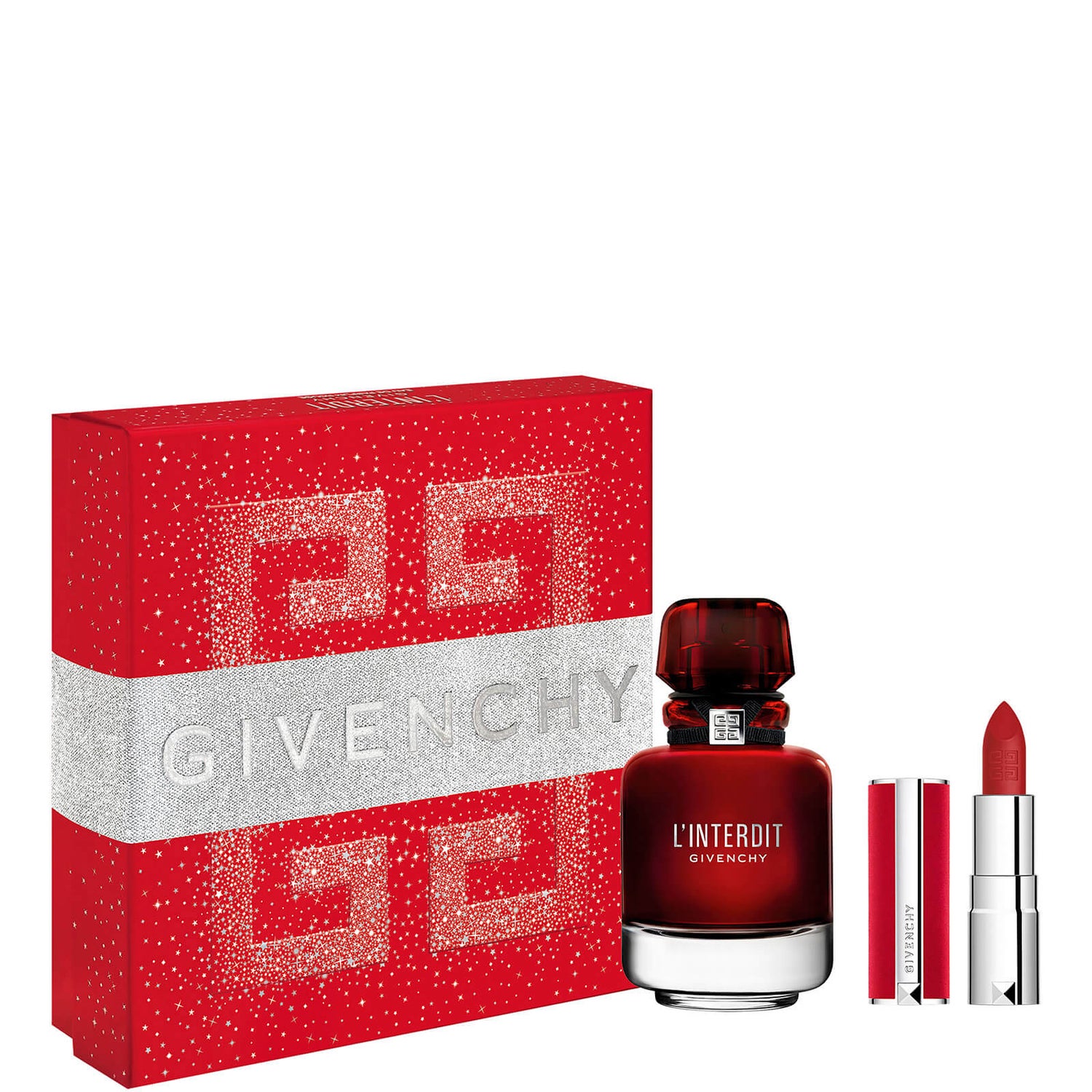 Givenchy L'Interdit L'Interdit Eau de Parfum Rouge Christmas Gift Set -  LOOKFANTASTIC