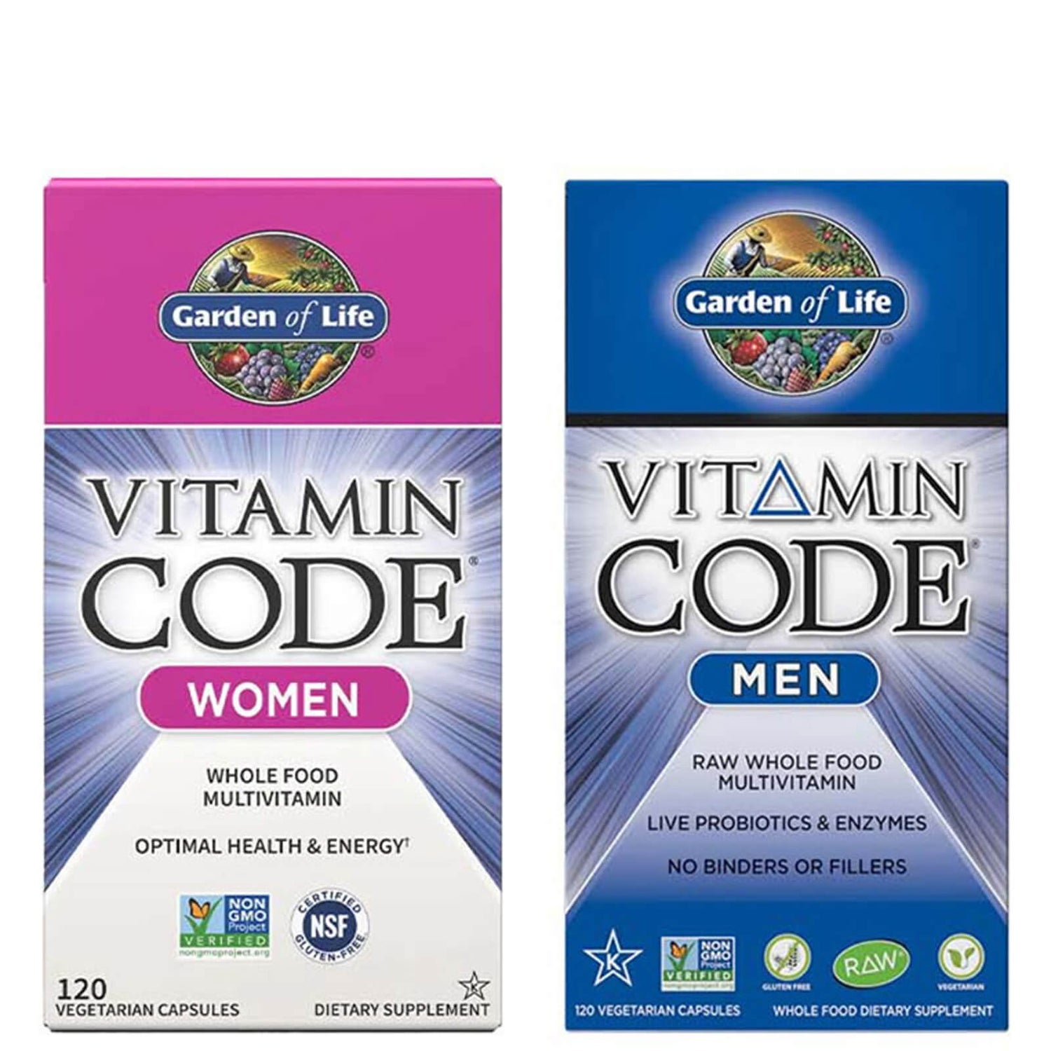 Pacchetto Vitamin Code per uomo e donna