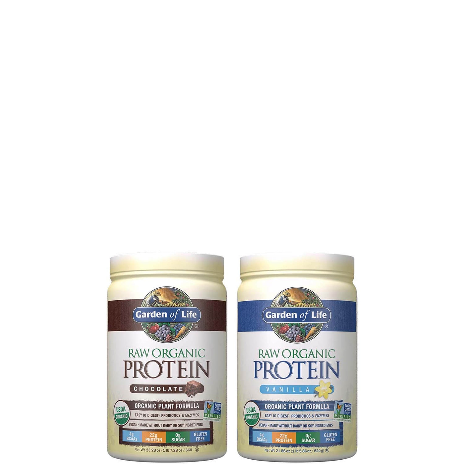 Garden of Life Protein Powder Bundle – Vanilla & Chocolate