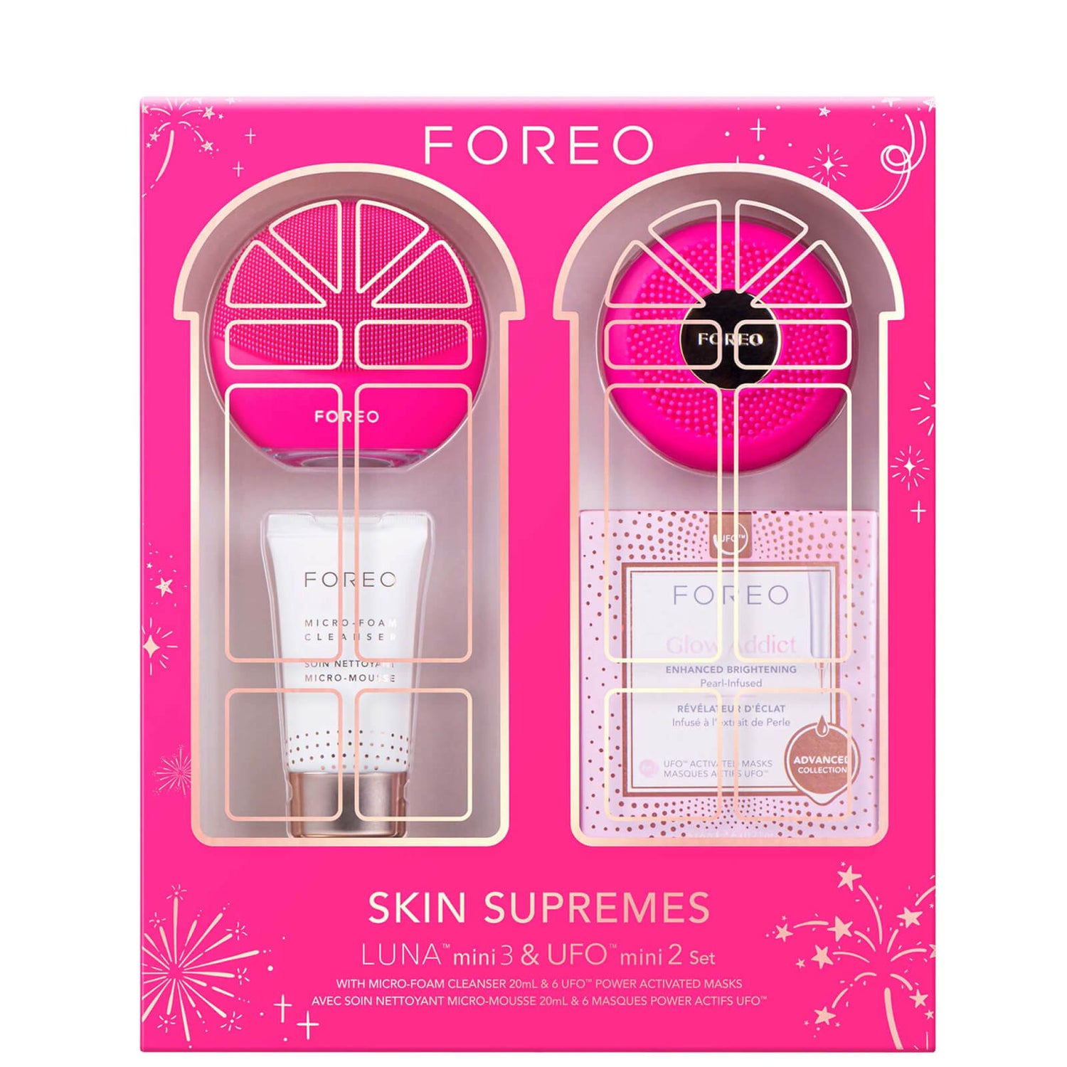 FOREO Skin Supremes LUNA Mini 3 and UFO Mini 2 Set ($390 Value) - Dermstore