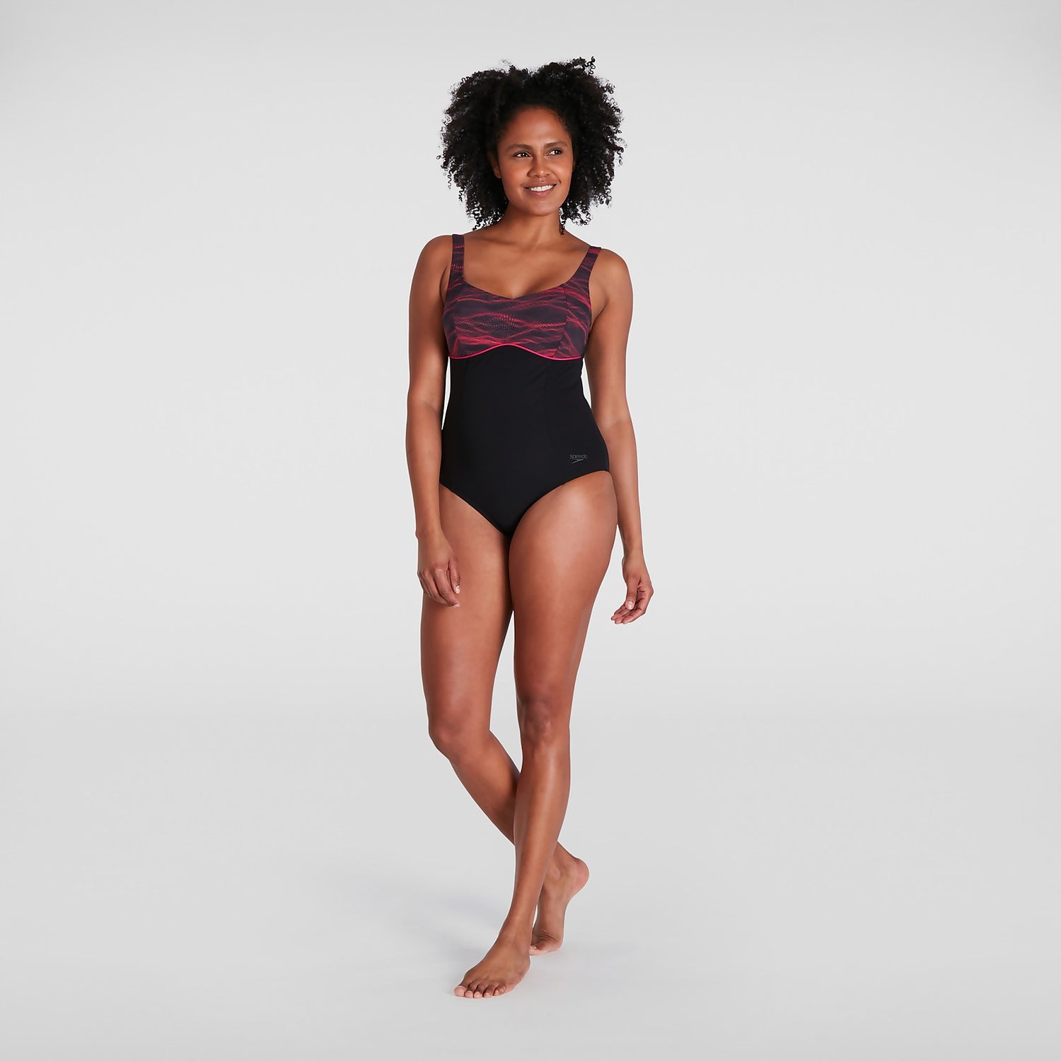 Black shaping swimsuit discount