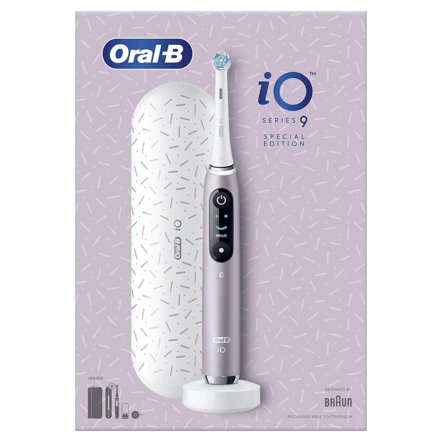 Oral-B iO 9 Series Rose Elektrische Special Edition Elektrische Tandenborstel