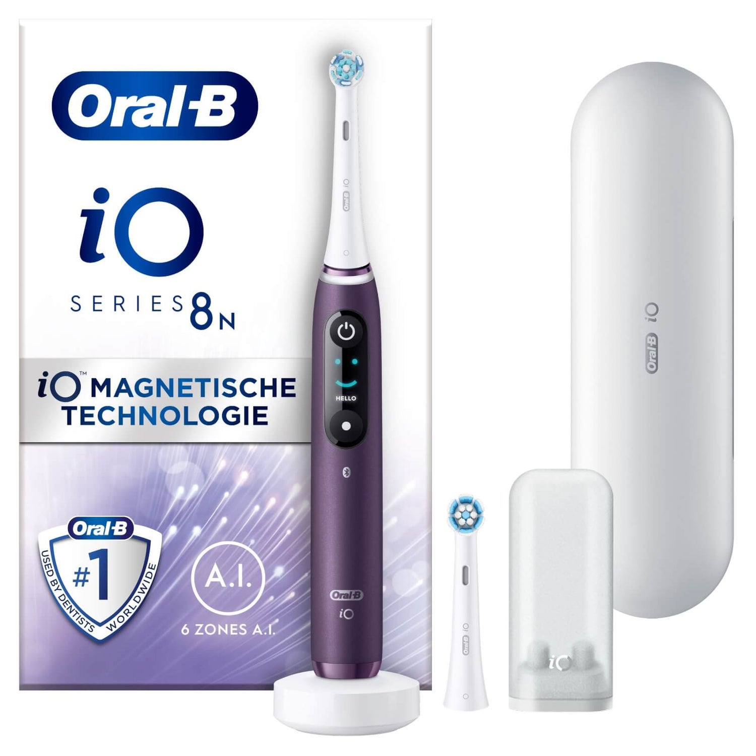 Oral-B iO Series 8N Violet Elektrische Tandenborstel