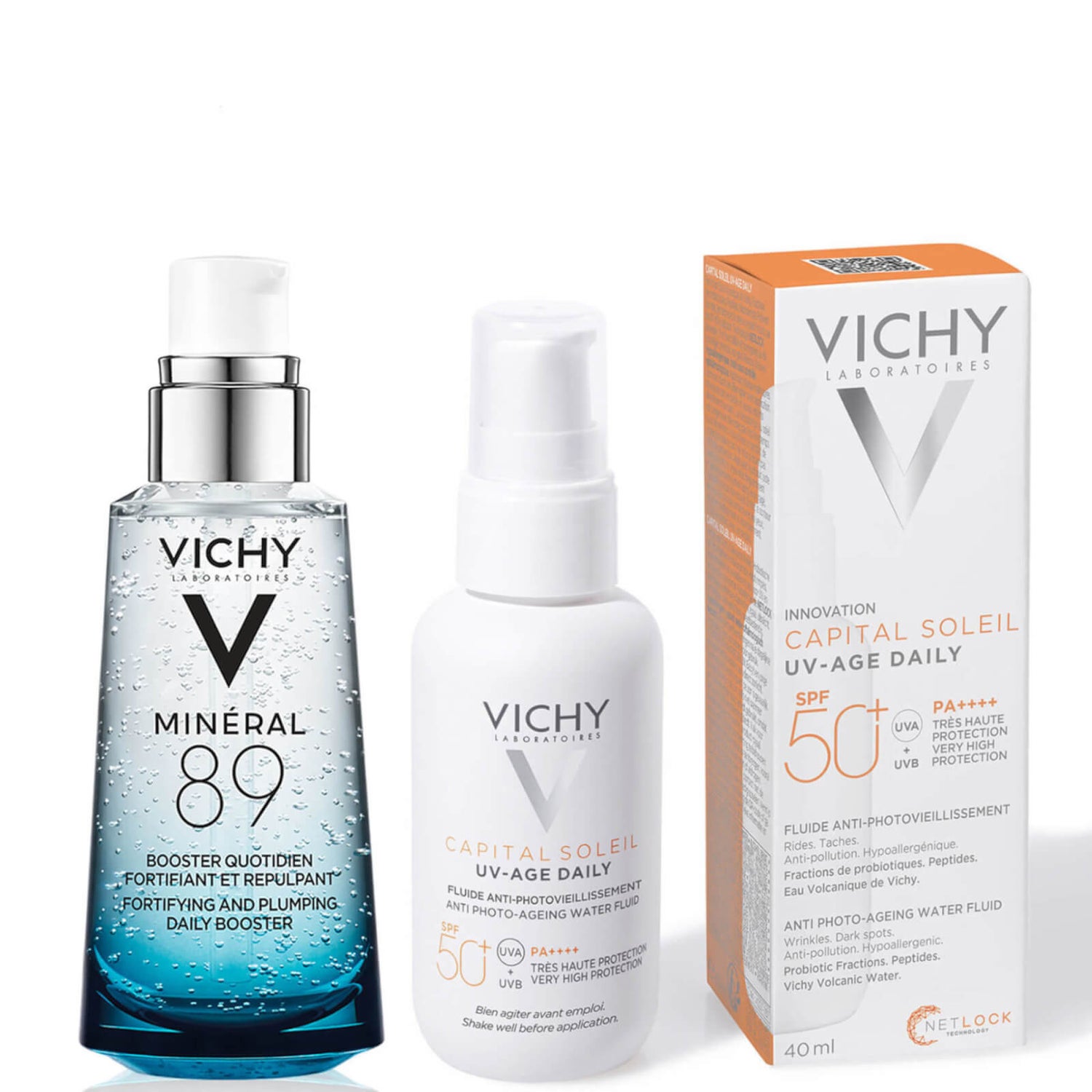 Vichy Mineral 89 and SPF Bundle