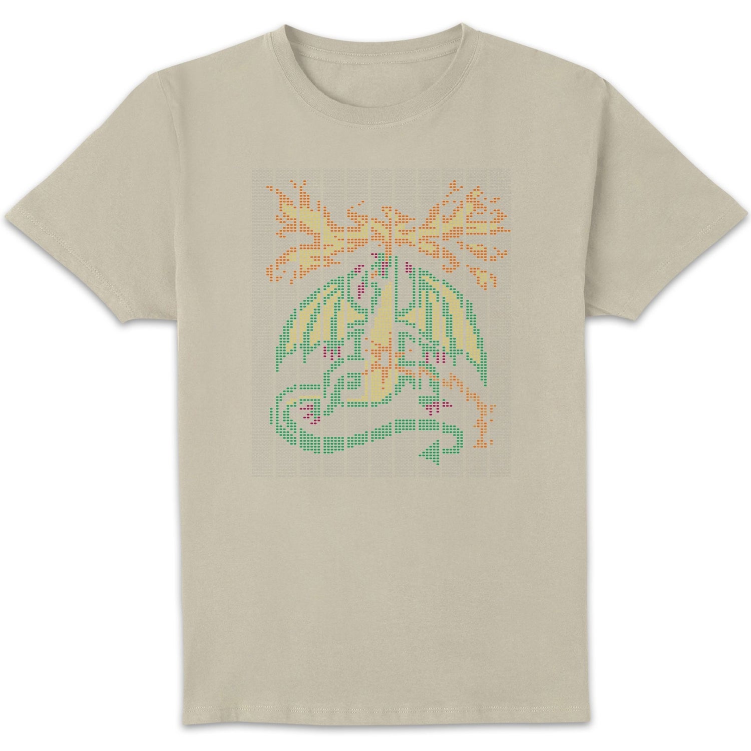 Stranger Things Scantron Dragon T-Shirt - Cream