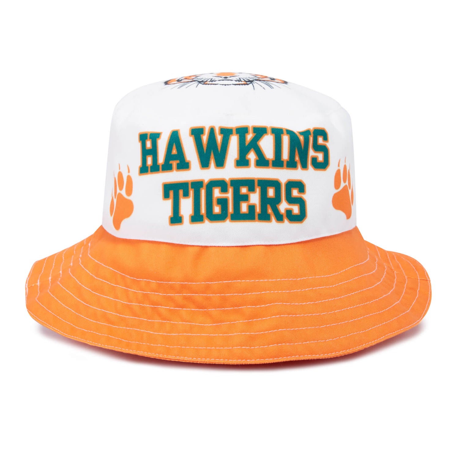 Stranger Things Hawkins Tigers Bucket Hat