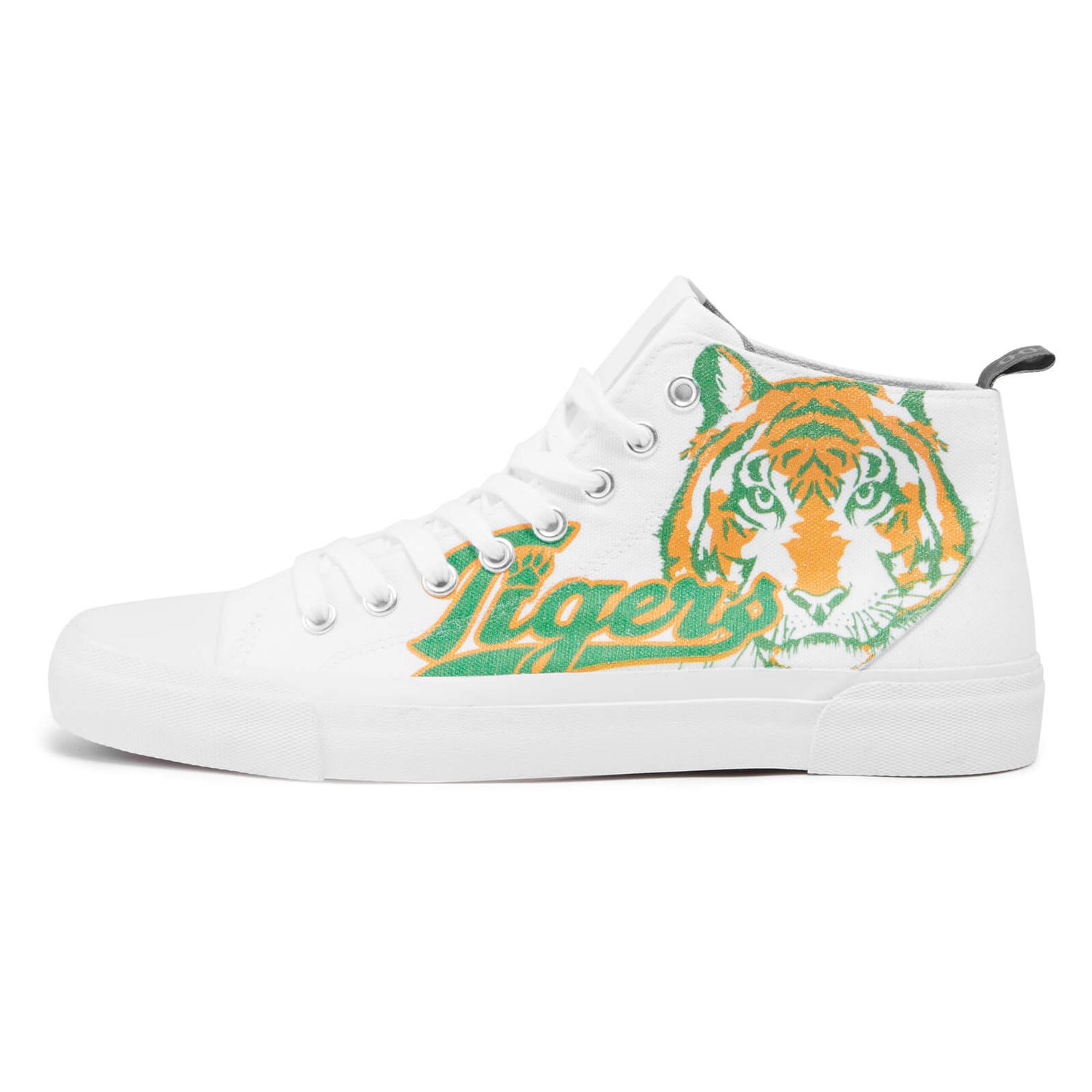 Akedo x Stranger Things Hawkins Tigers Signature High Top - Wit