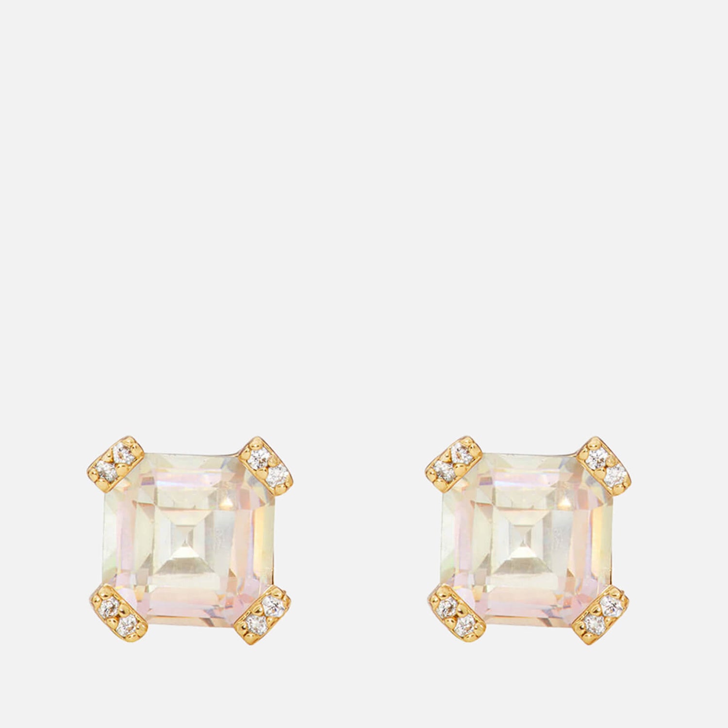 Kate Spade New York Gold-Tone and Crystal Earrings