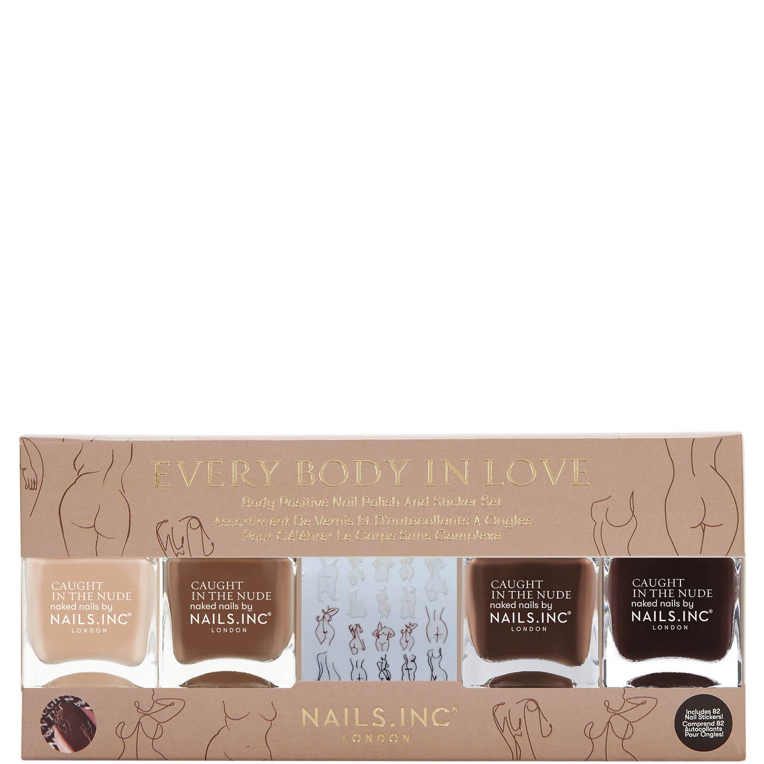 nails inc. Everybody in Love Quad Set