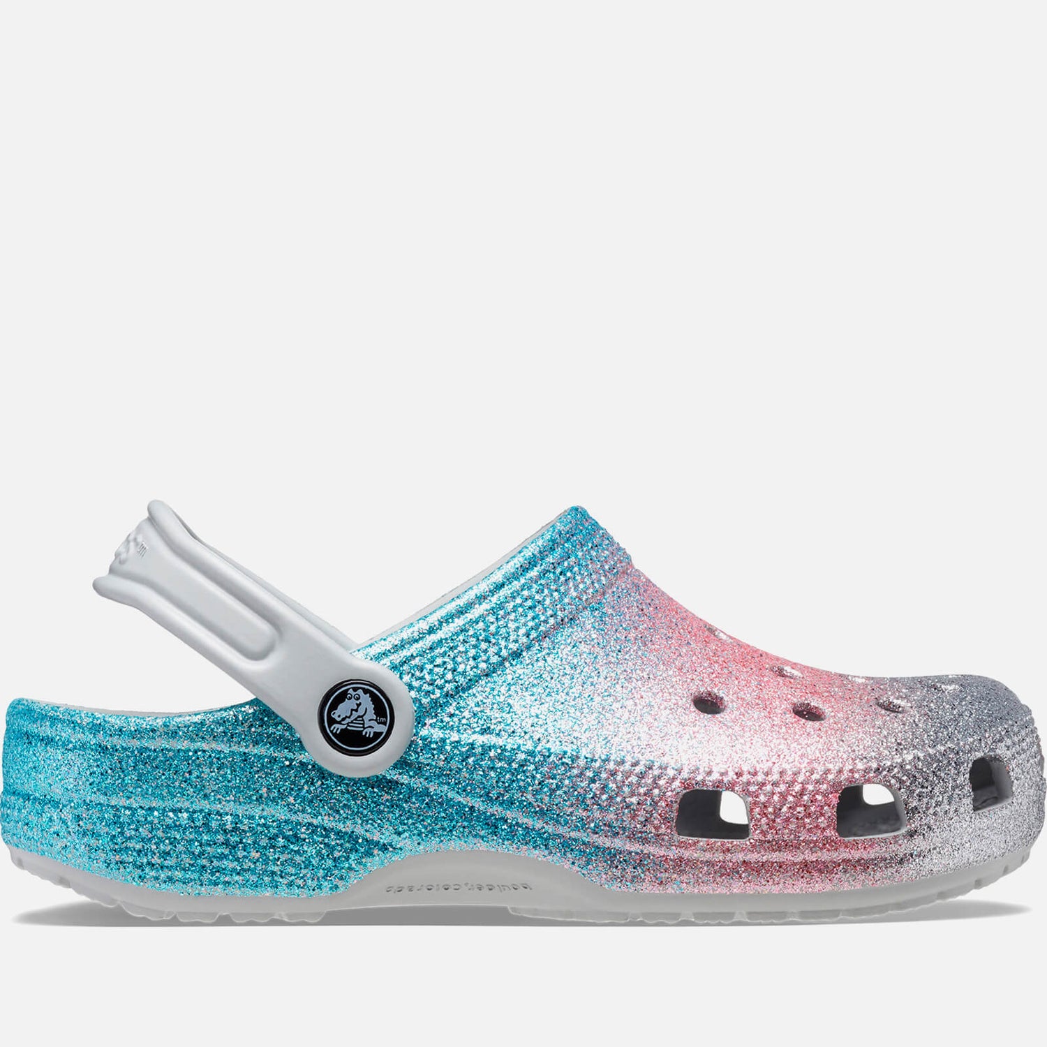 Crocs Unisex Kids' Classic Glittered Rubber Clogs