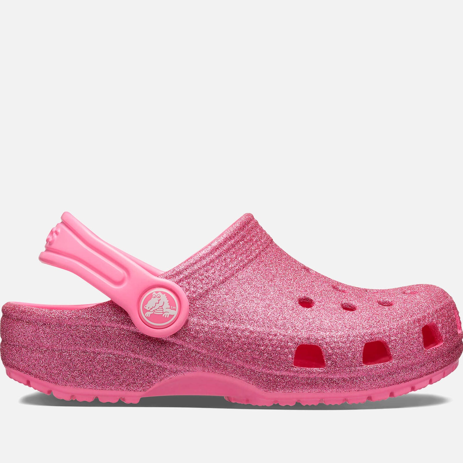 Crocs Toddlers' Classic Glittered Rubber Clogs