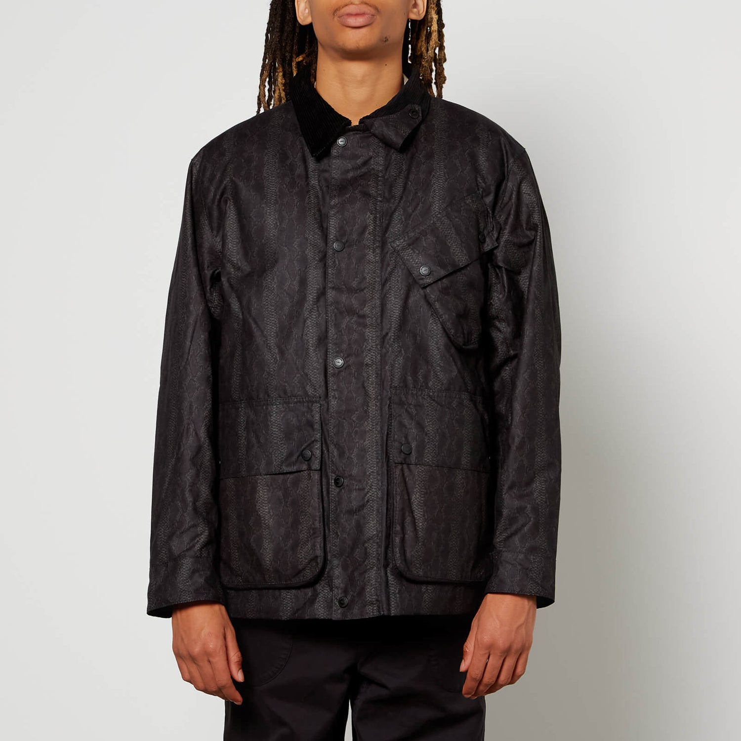 Barbour International X YMC So Not Up Snake Waxed-Cotton Jacket - M