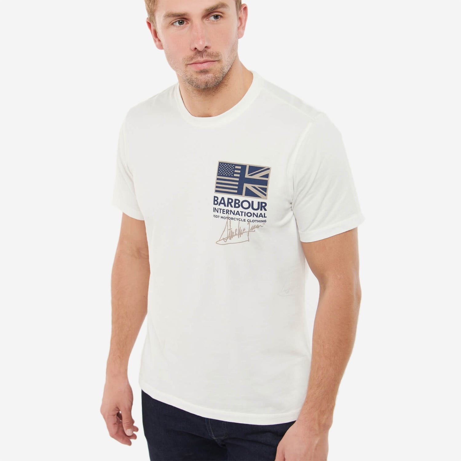 Barbour International X Steve McQueen Tanner Cotton-Jersey T-Shirt - S