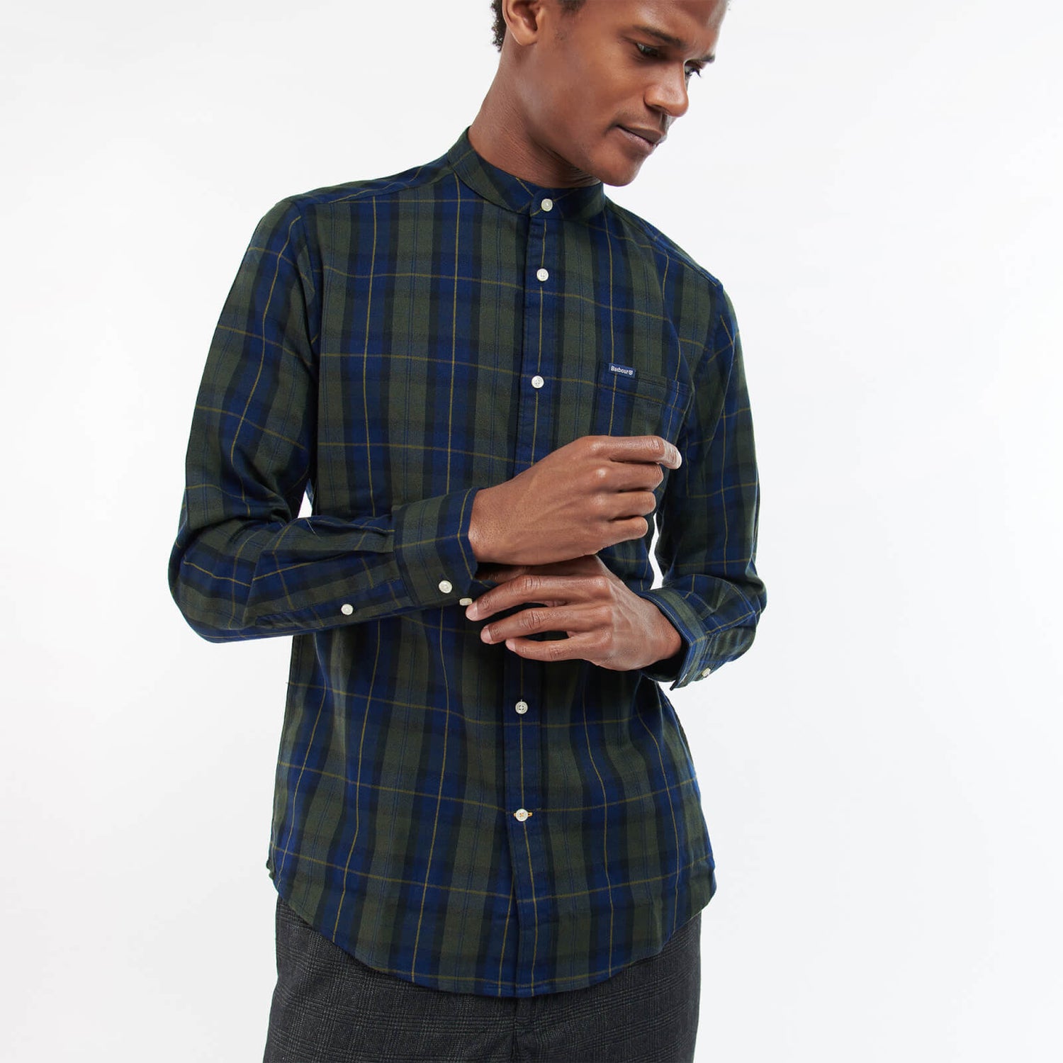 Barbour Scotfin Tailored Fit Cotton-Blend Shirt - S