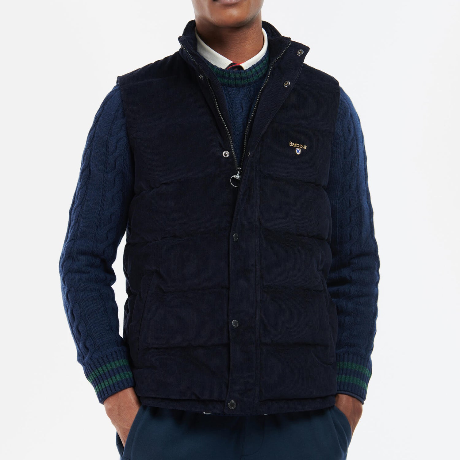 Barbour Quilted Cotton-Corduroy Gilet