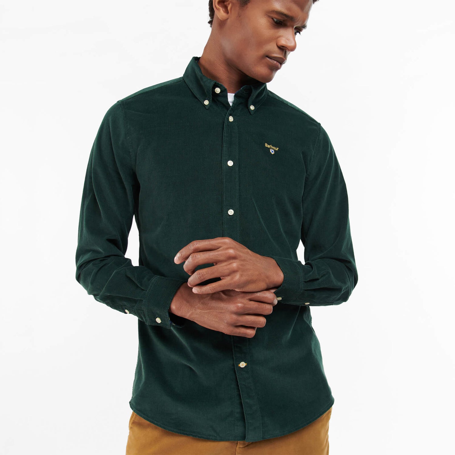 Barbour Yaleside Tailored Corduroy Shirt - S