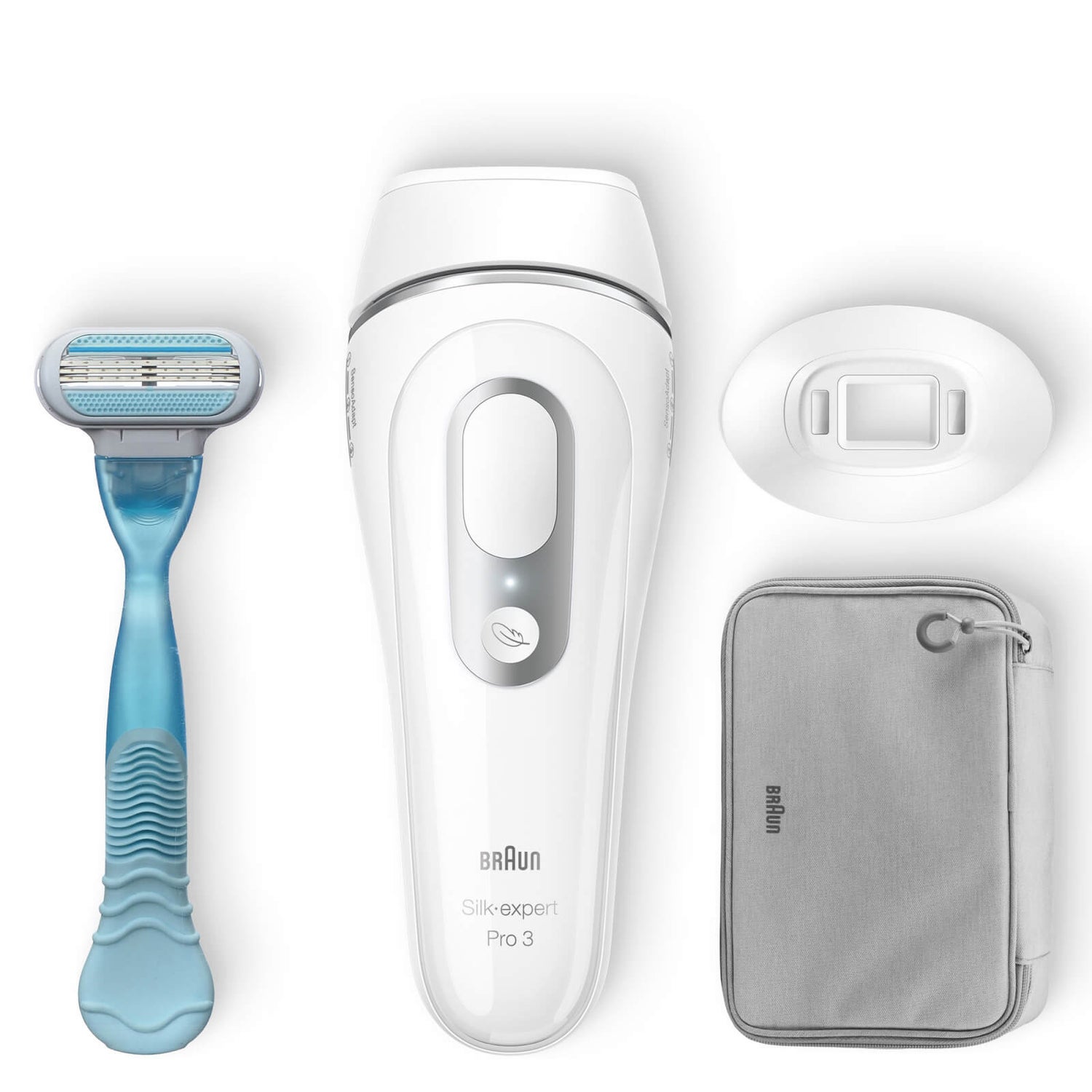 Braun Silk·expert Pro 3 PL3121 Women’s IPL, At-Home Permanent Visible Hair Removal, White/Silver