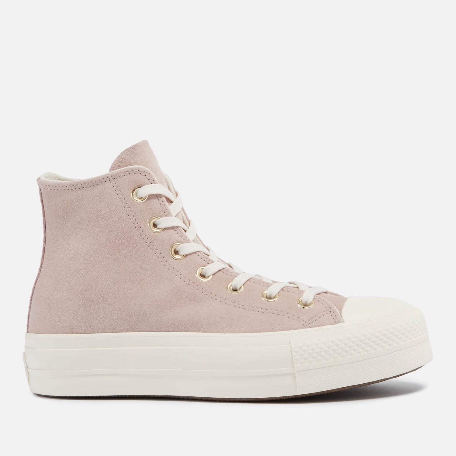Converse Chuck Taylor All Star Lift Suede Hi-Top Trainers - UK 3