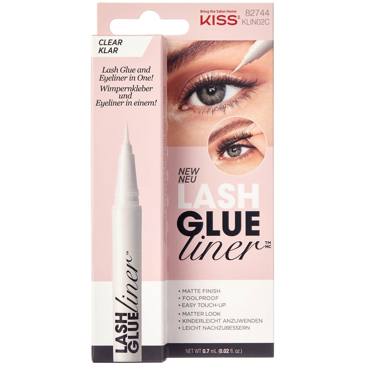 Eyeliner KISS Glue (palette de nuances) - Nuance :#FFFFFF||Clair